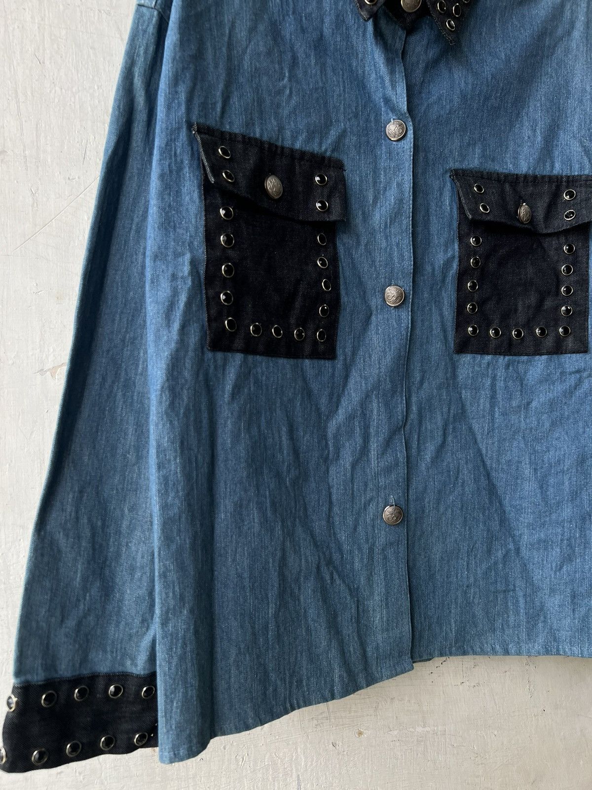 20471120 × Japanese Brand Studded Denim Shirt Bec Size US M / EU 48-50 / 2 - 4 Thumbnail