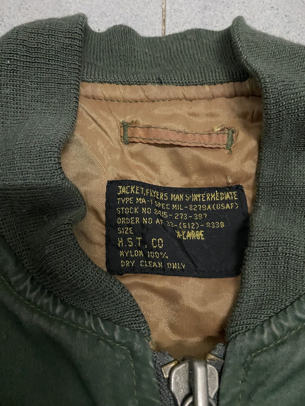 Vintage Vintage Army Air Force Bomber Flight Jacket Size US XL / EU 56 / 4 - 6 Thumbnail