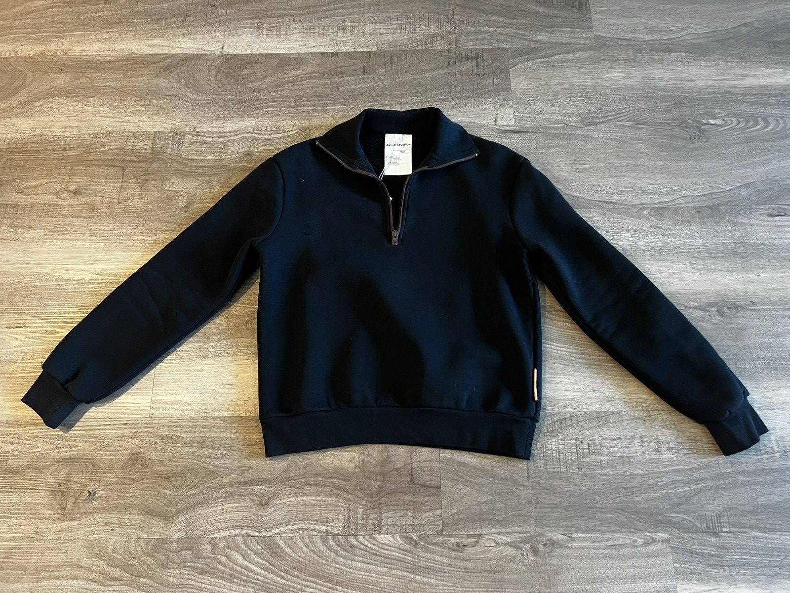 Acne Studios Acne Studios Black Quarter Zip size XXS Size US XXS / EU 40 - 1 Thumbnail