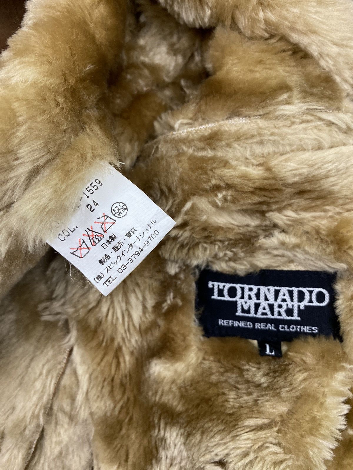 Tornado Mart Tornado Mart Japan Dirty Fur Jacket Size US M / EU 48-50 / 2 - 8 Thumbnail