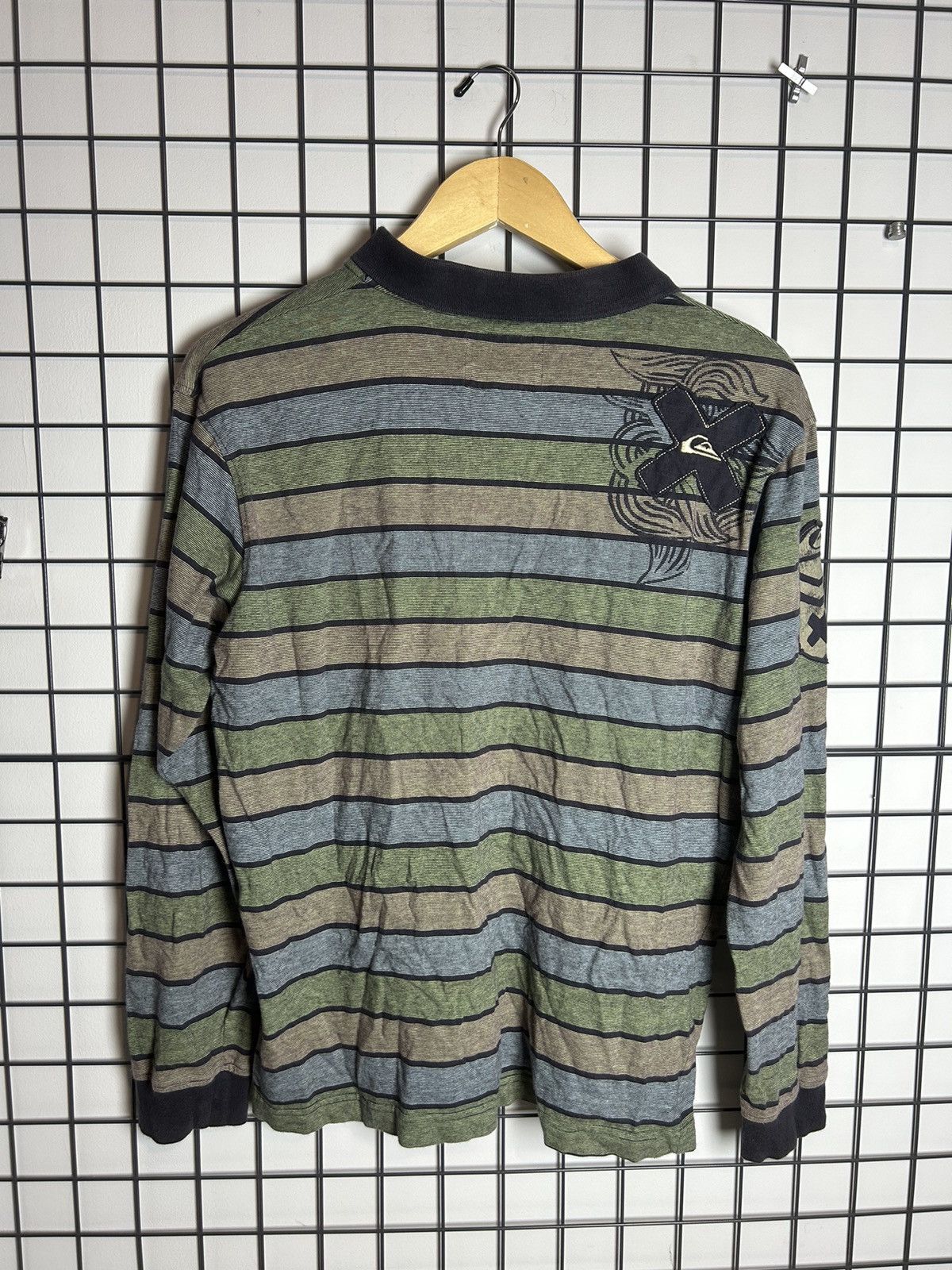 Quiksilver × Vintage Crazy Vintage Quiksilver Surf Skate Grunge Punk Size US M / EU 48-50 / 2 - 2 Thumbnail