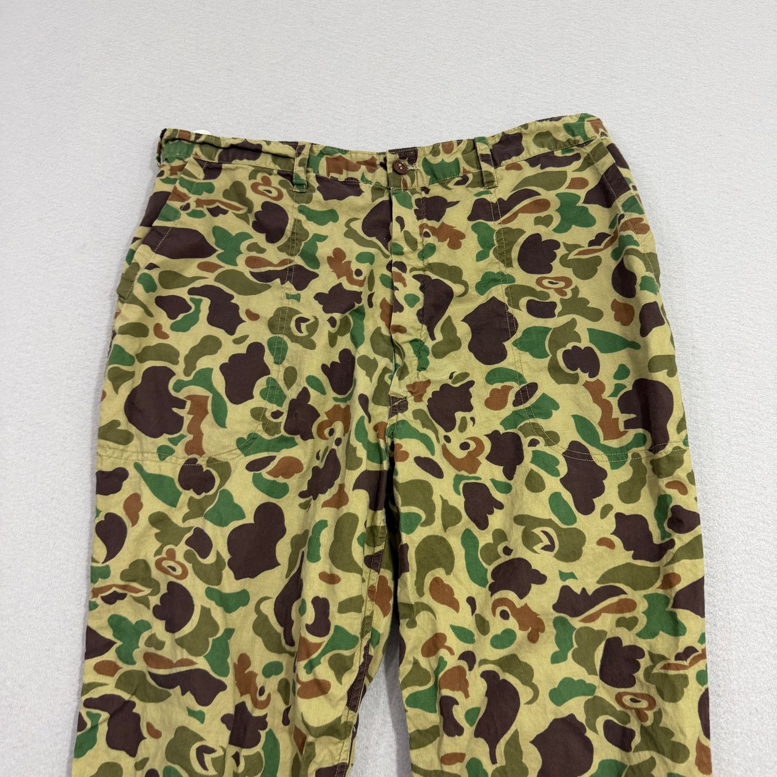 Vintage Vintage Duck Camo Lightweight Hunting Pants Large (34x25) Size US 34 / EU 50 - 3 Thumbnail