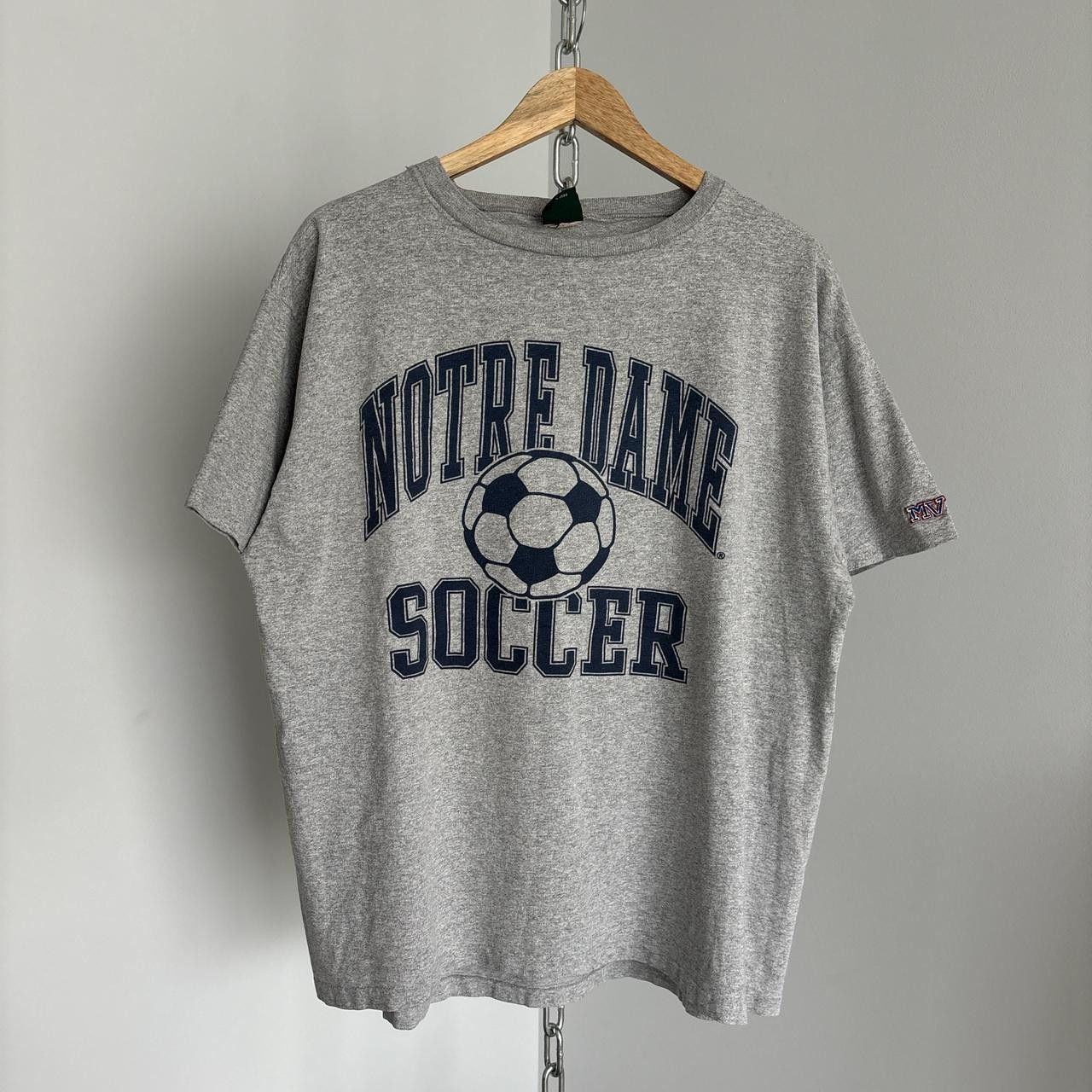 Other Vintage 90s Notre Dame Soccer Tee Single Stitch USA Size XL Size US XL / EU 56 / 4 - 1 Thumbnail