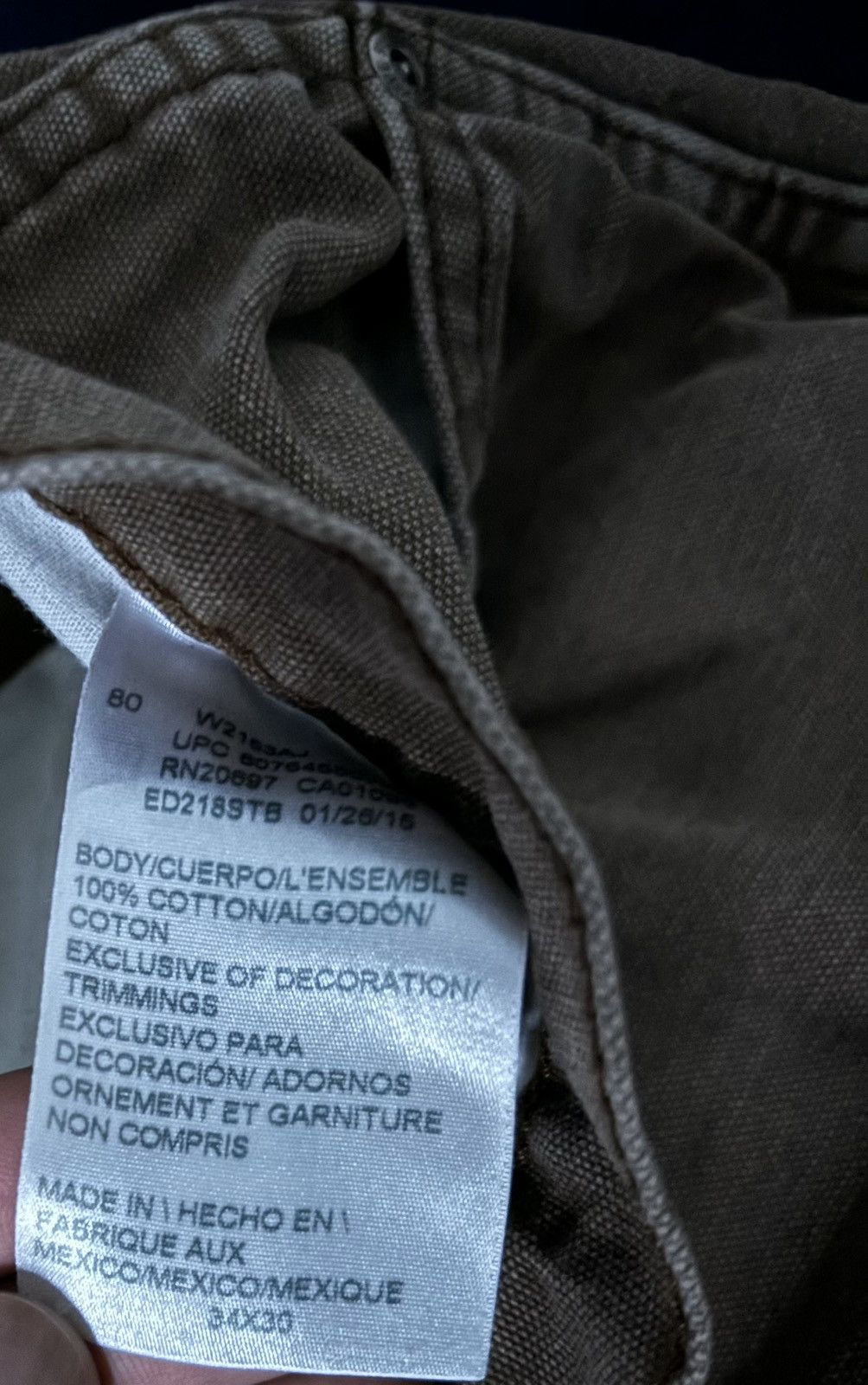 Dickies × Vintage Vintage Dickies Brown Faded Jeans Size US 34 / EU 50 - 4 Thumbnail