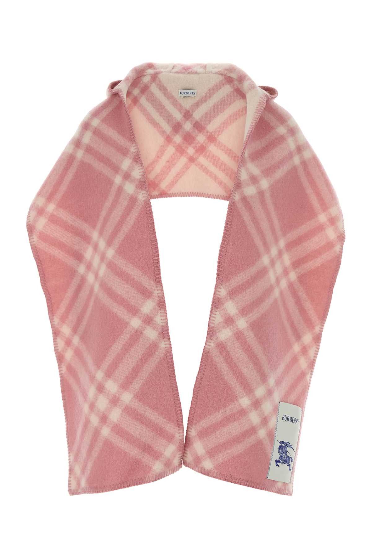 Burberry Embroidered Wool Scarf Size ONE SIZE - 1 Thumbnail