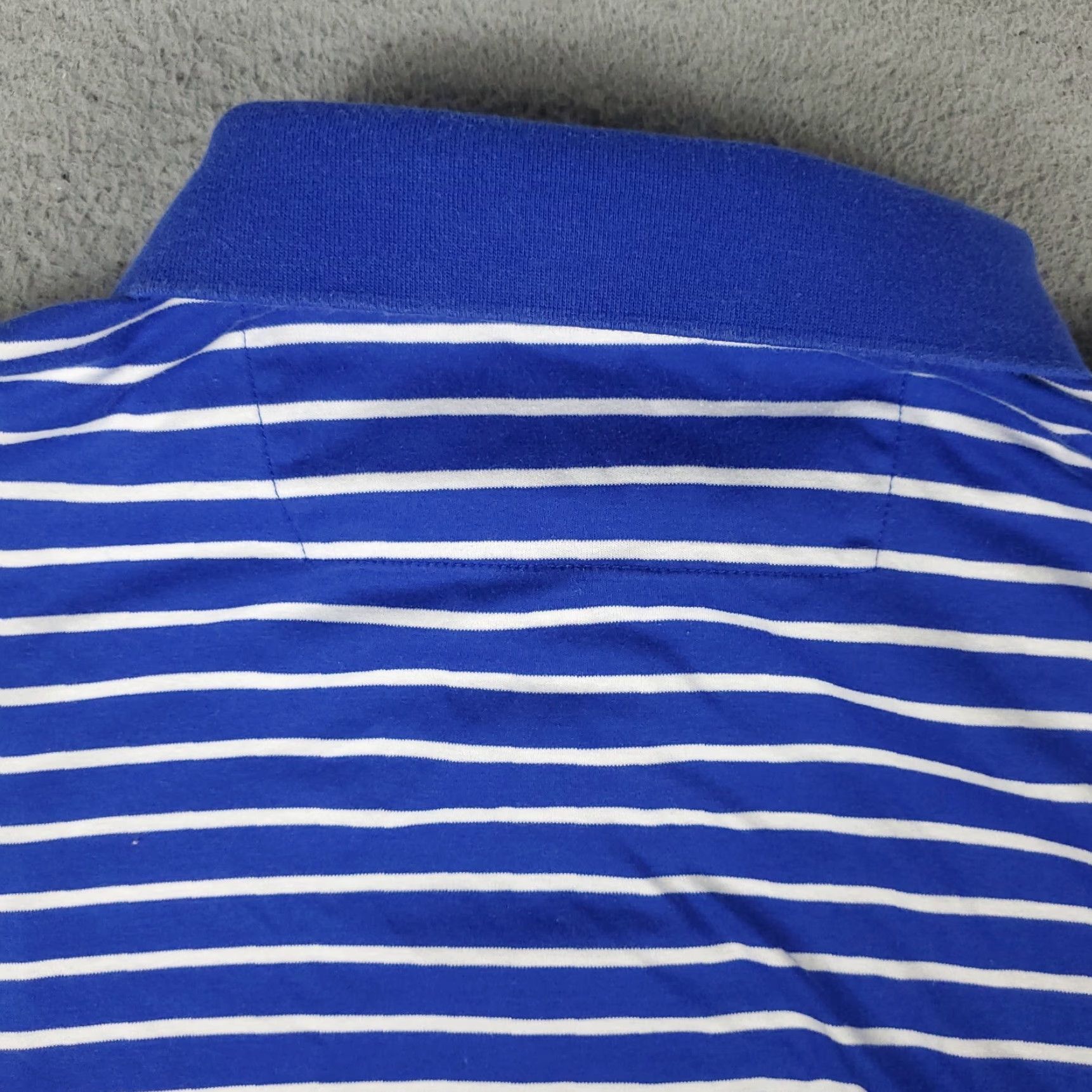 BUGATCHI BUGATCHI Polo Shirt Men Size M Blue Striped Short Sleeve Casual Classic Knit Polo Shirt Men’s Medium Blue Size US M / EU 48-50 / 2 - 3 Thumbnail