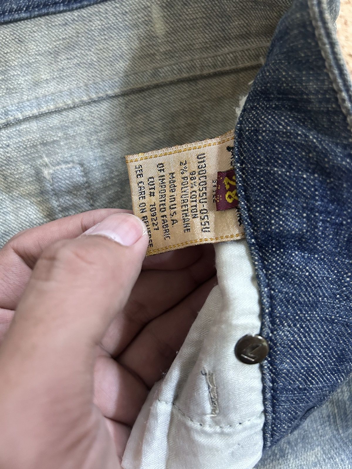 7 For All Mankind × Vintage Vintage 7 For All Mankind Denim Blue Wash Jeans Size US 29 - 11 Thumbnail