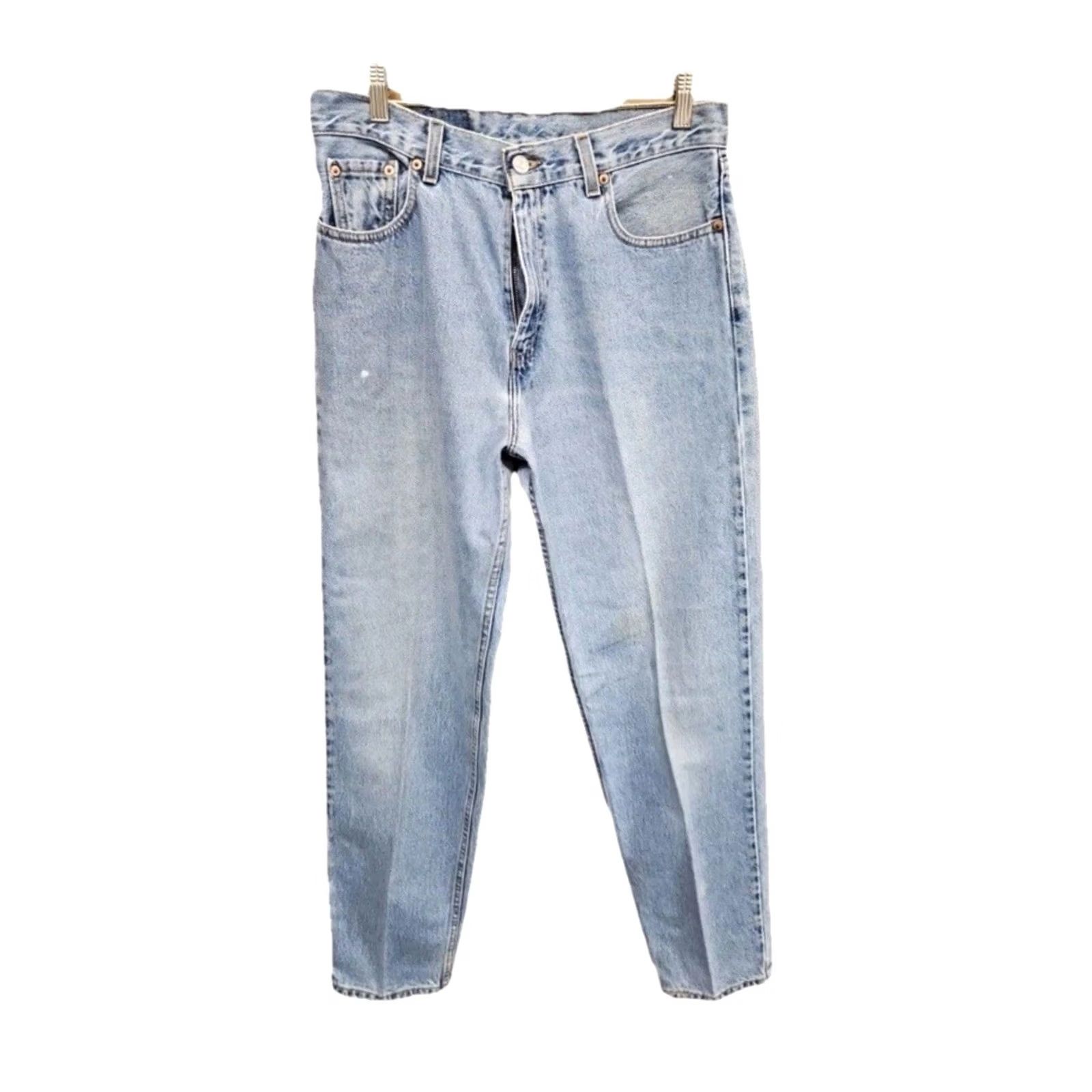 Levi's Levi’s 560 Jeans Light Blue 31 in Inseam Women 12 High Rise Mom Straight Denim USA Button Zip Regular Loose Size 12 Size 24" / US 00 / IT 34 - 2 Thumbnail