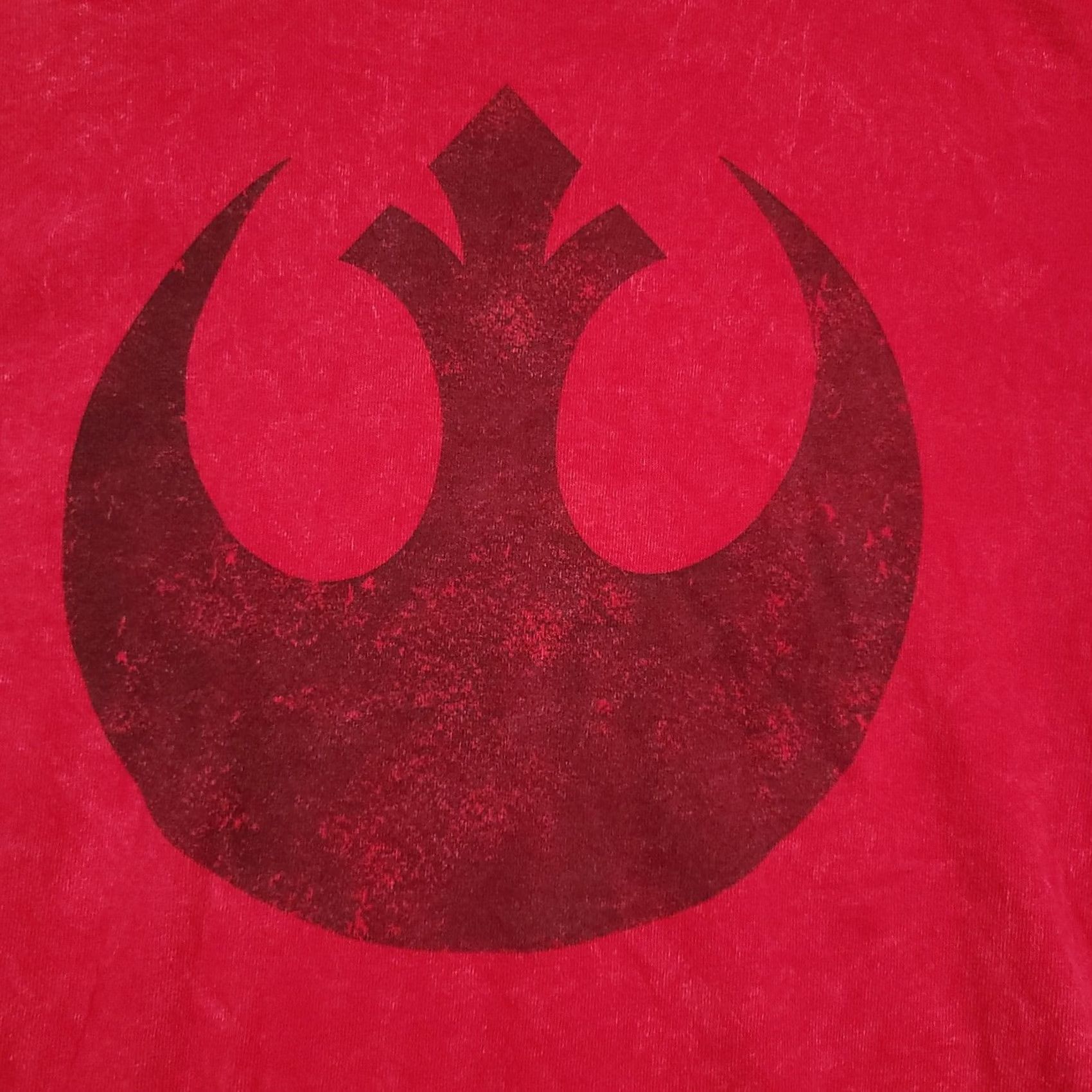 Star Wars Star Wars Shirt Mens Large Red Rebel Alliance Logo Distressed Graphic Tee Movie Size US L / EU 52-54 / 3 - 4 Thumbnail