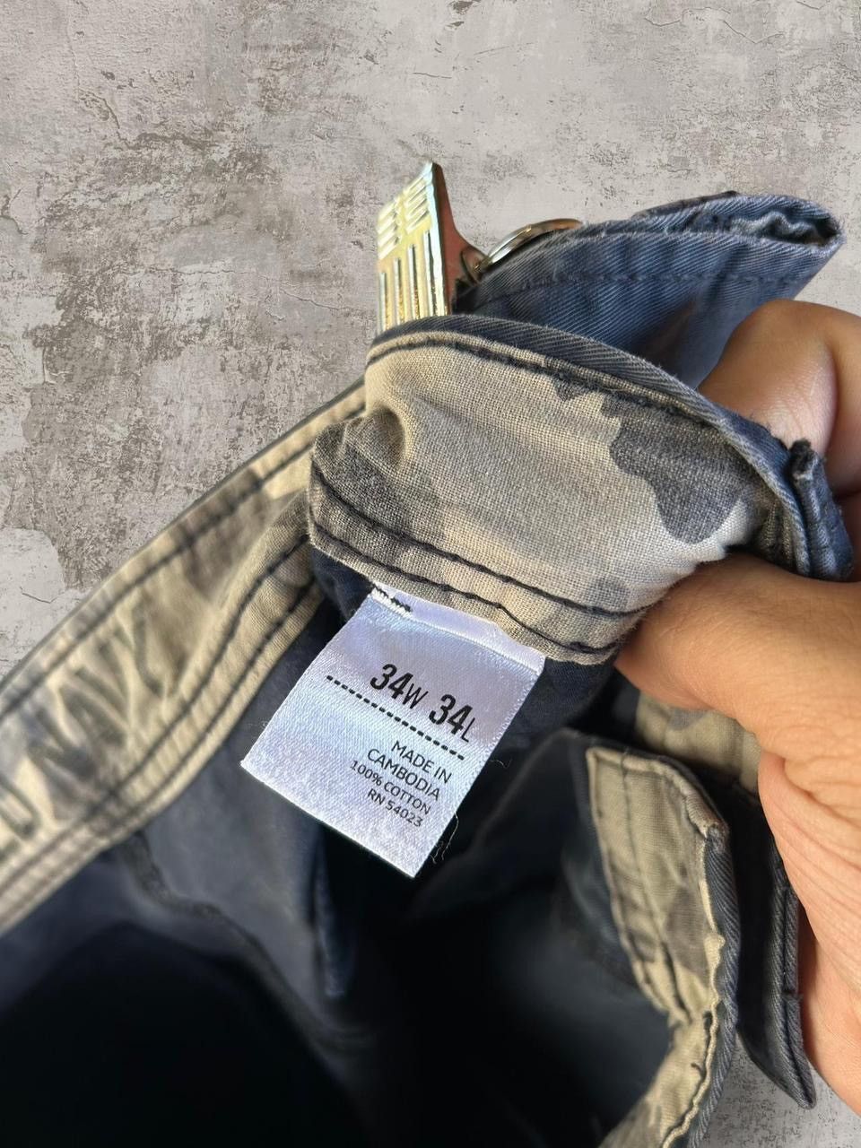 Old Navy Y2K Crazy Old Navy Cargos in Blue Mens 34 x 34 Size US 34 / EU 50 - 4 Thumbnail