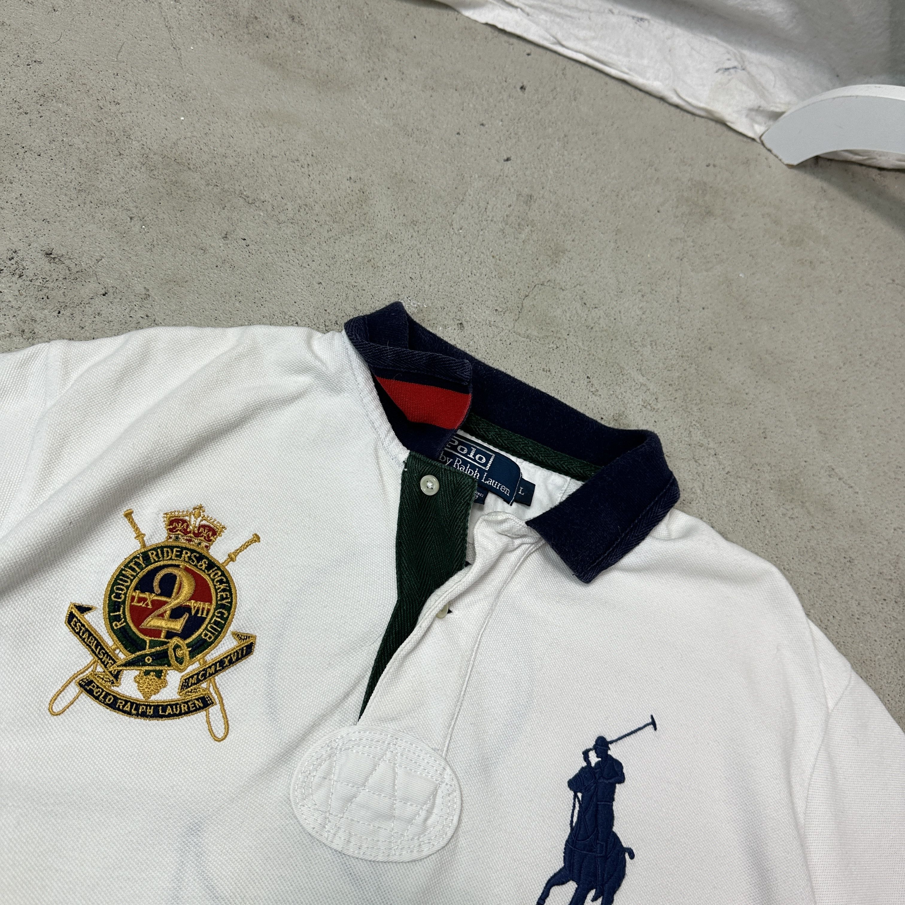 Polo Ralph Lauren Vintage Streetwear Polo Ralph Lauren Big Pony T-shirt 00s Size US L / EU 52-54 / 3 - 3 Thumbnail