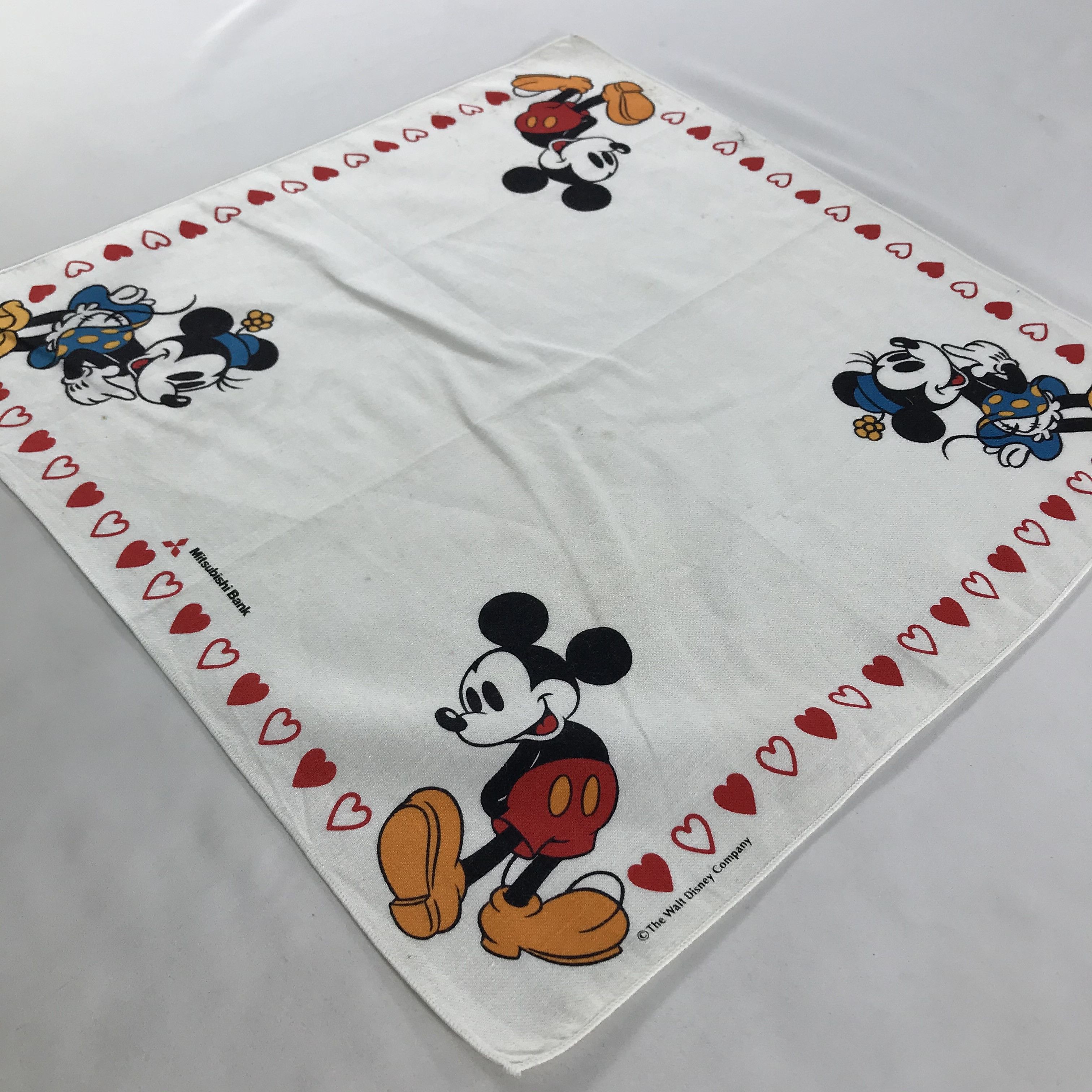 Japanese Brand × Mickey Mouse × Vintage Mickey Mouse Bandana / Handkerchief / Neckerchief -S1917 Size ONE SIZE - 2 Thumbnail