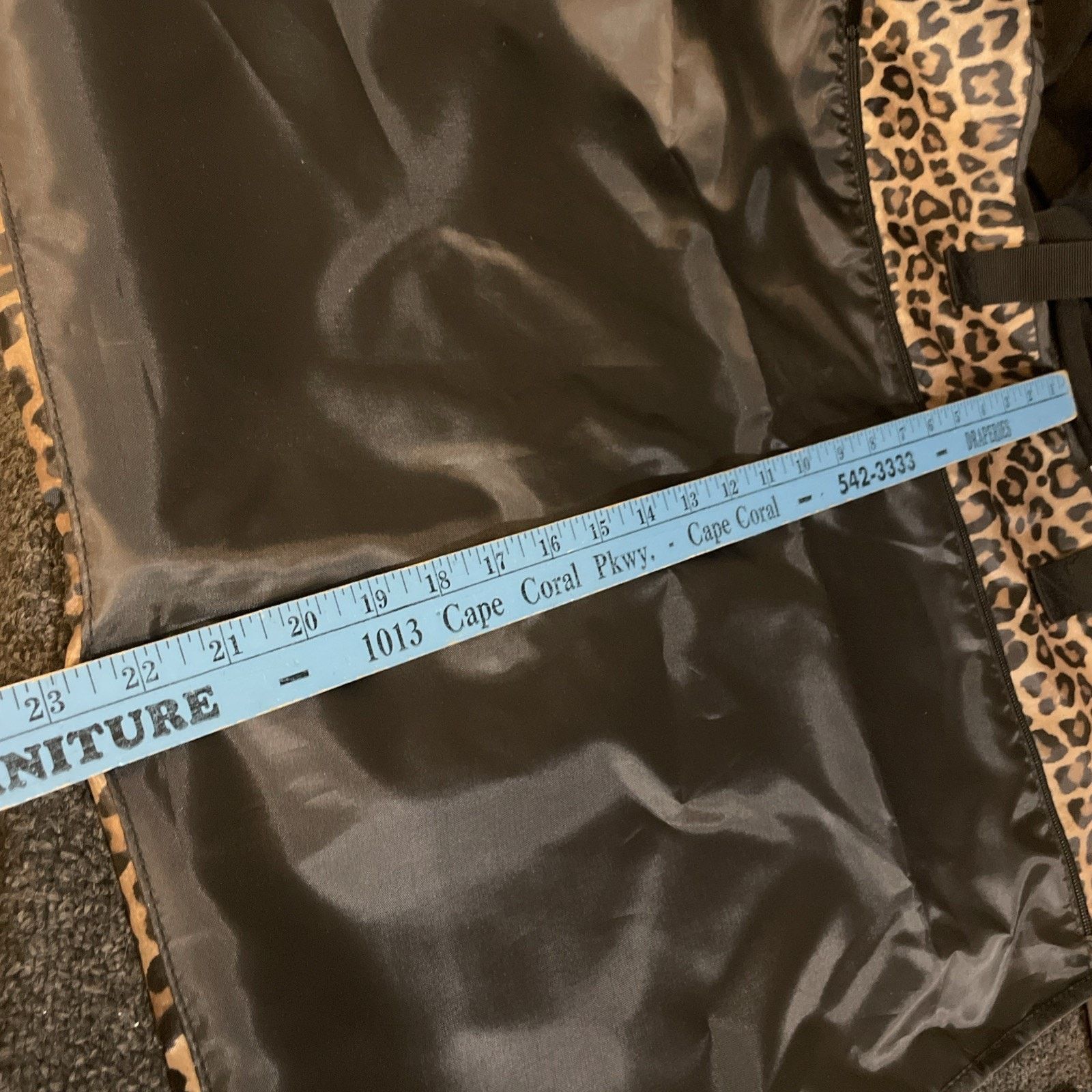 Chicos CHICO'S Travel Garment Bag Cheetah/Leopard Print Size ONE SIZE - 10 Thumbnail