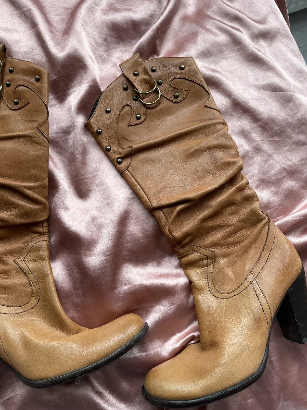 Vintage Vintage leather boots Size US 5.5 / IT 35.5 - 7 Thumbnail