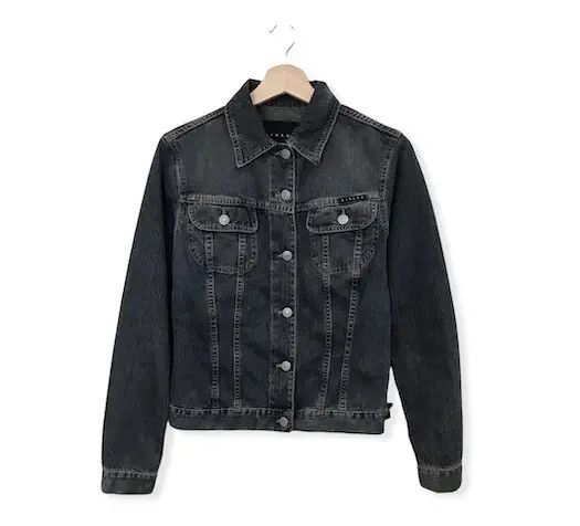 image of Cowboy Equipment x Denim Jacket Sisley Denim Trucker Jacket, Men's (Size XS)