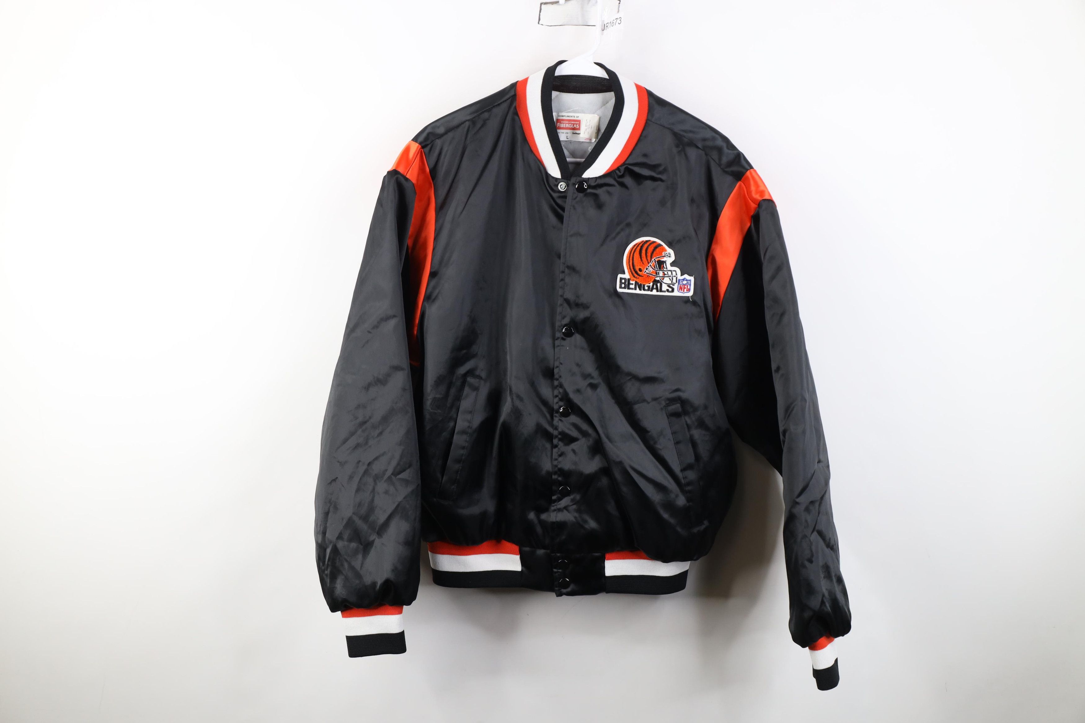 Vintage Vintage 80s Swingster Cincinnati Bengals Satin Bomber Jacket Size US L / EU 52-54 / 3 - 1 Thumbnail