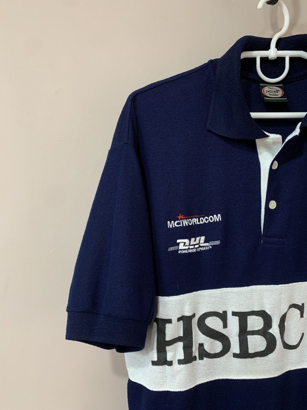 Formula 1 × Vintage Jaguar vintage 90s Racing Polo shirt Formula 1 Blue Size XL Size US XL / EU 56 / 4 - 3 Thumbnail