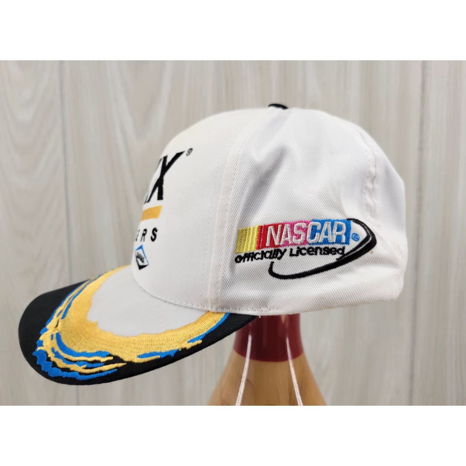 NASCAR HaT Wix Filters Strapback Hat Cap Nascar Performance Adjustable Yellow Baseball Cap Mens Adjustable Yellow Size ONE SIZE - 4 Thumbnail