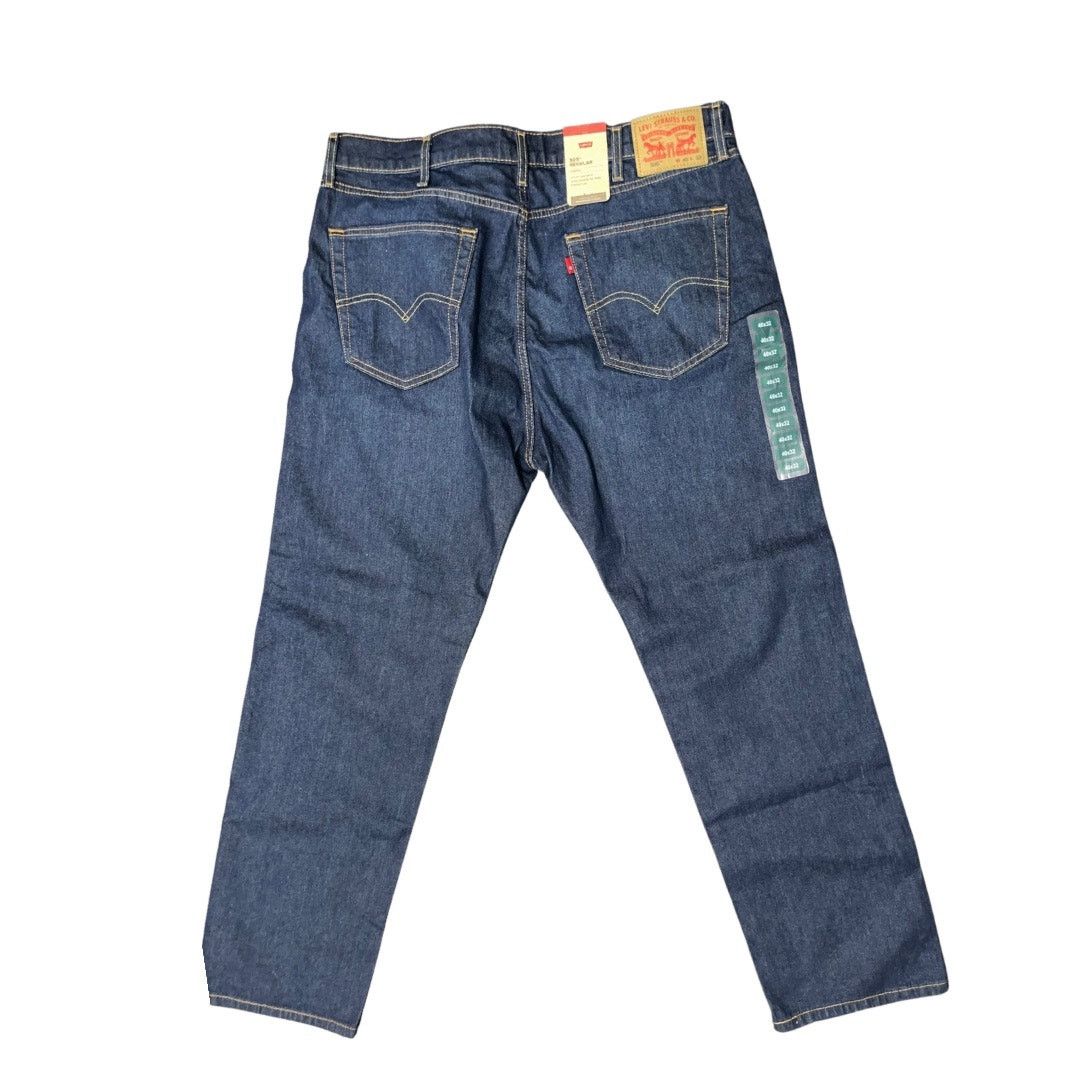 Levi's 505 Regular Fit Straight Leg Jeans 40x32 Casual Streetwear Size US 42 / EU 58 - 2 Thumbnail
