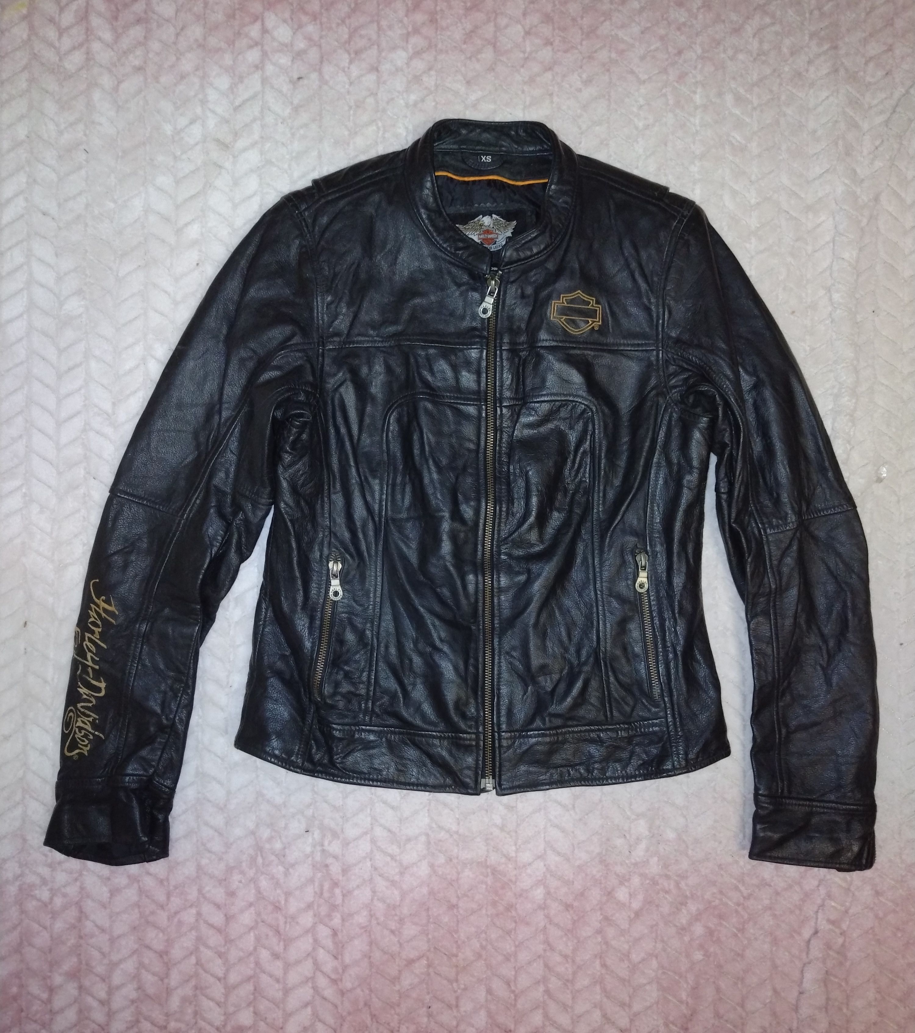 Iconic Harley Davidson Motorcycle Leather Jacket 2009