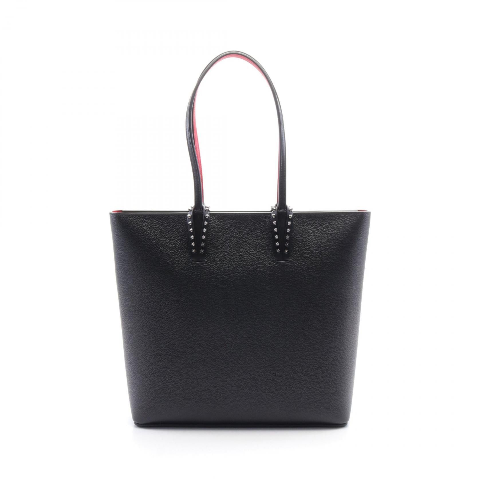 Christian Louboutin Christian Louboutin Cabata Handbag Tote Bag Leather Black Size ONE SIZE - 1 Thumbnail