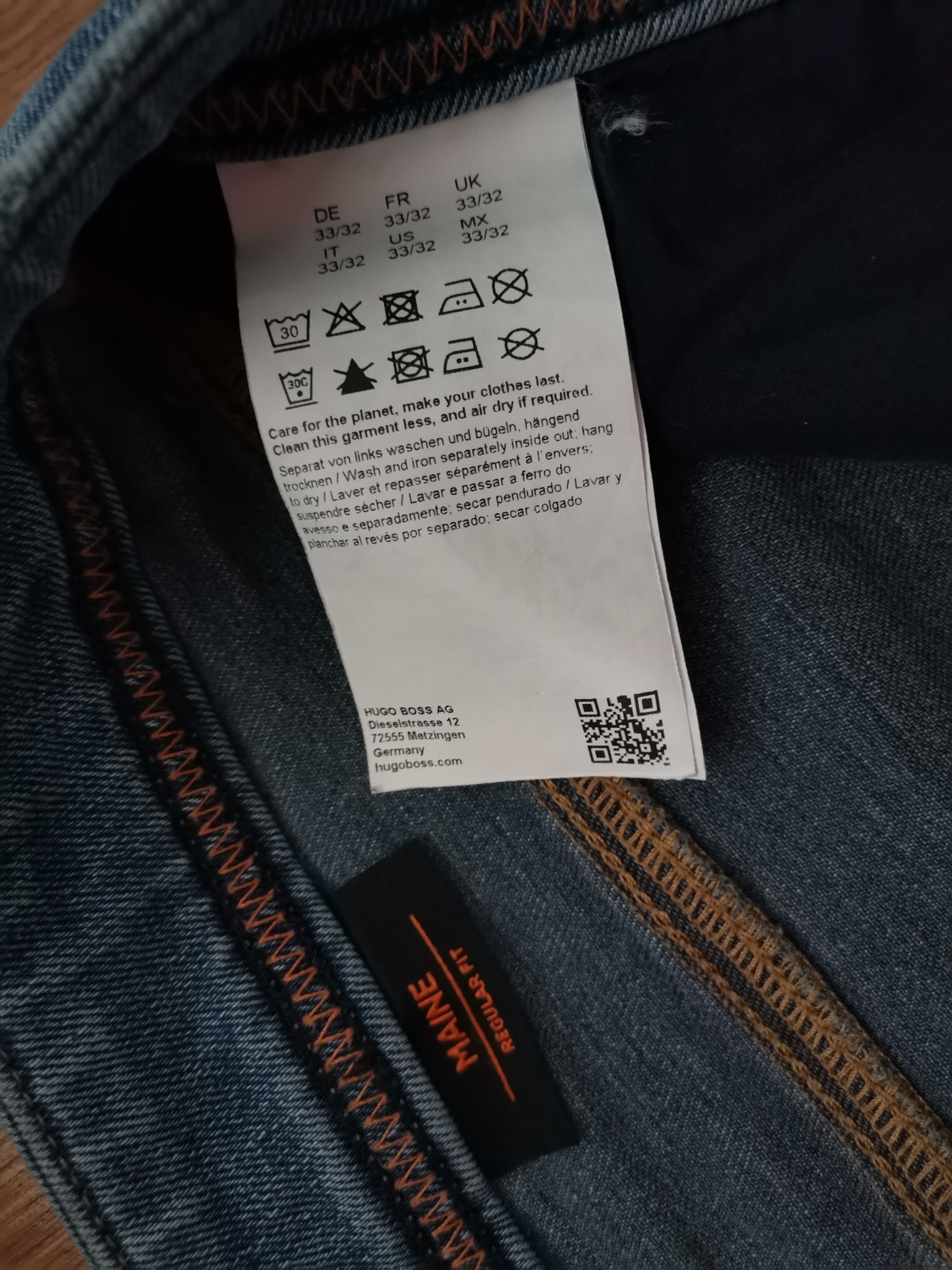 Hugo Boss Hugo Boss Distressed Jeans Size US 33 - 3 Thumbnail