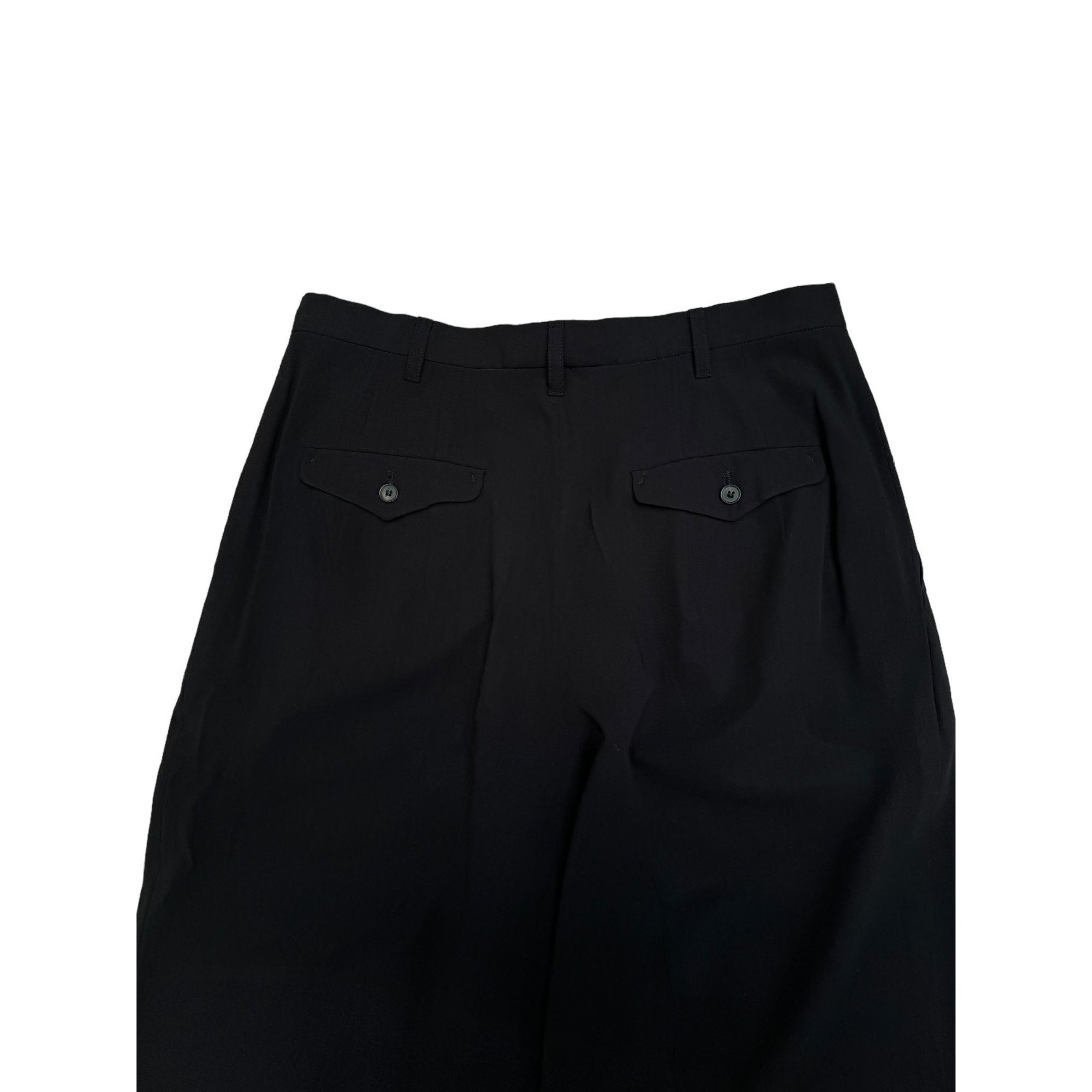 Jil Sander Wool Wide High Waist Pants Size 27" / US 4 / IT 40 - 6 Thumbnail