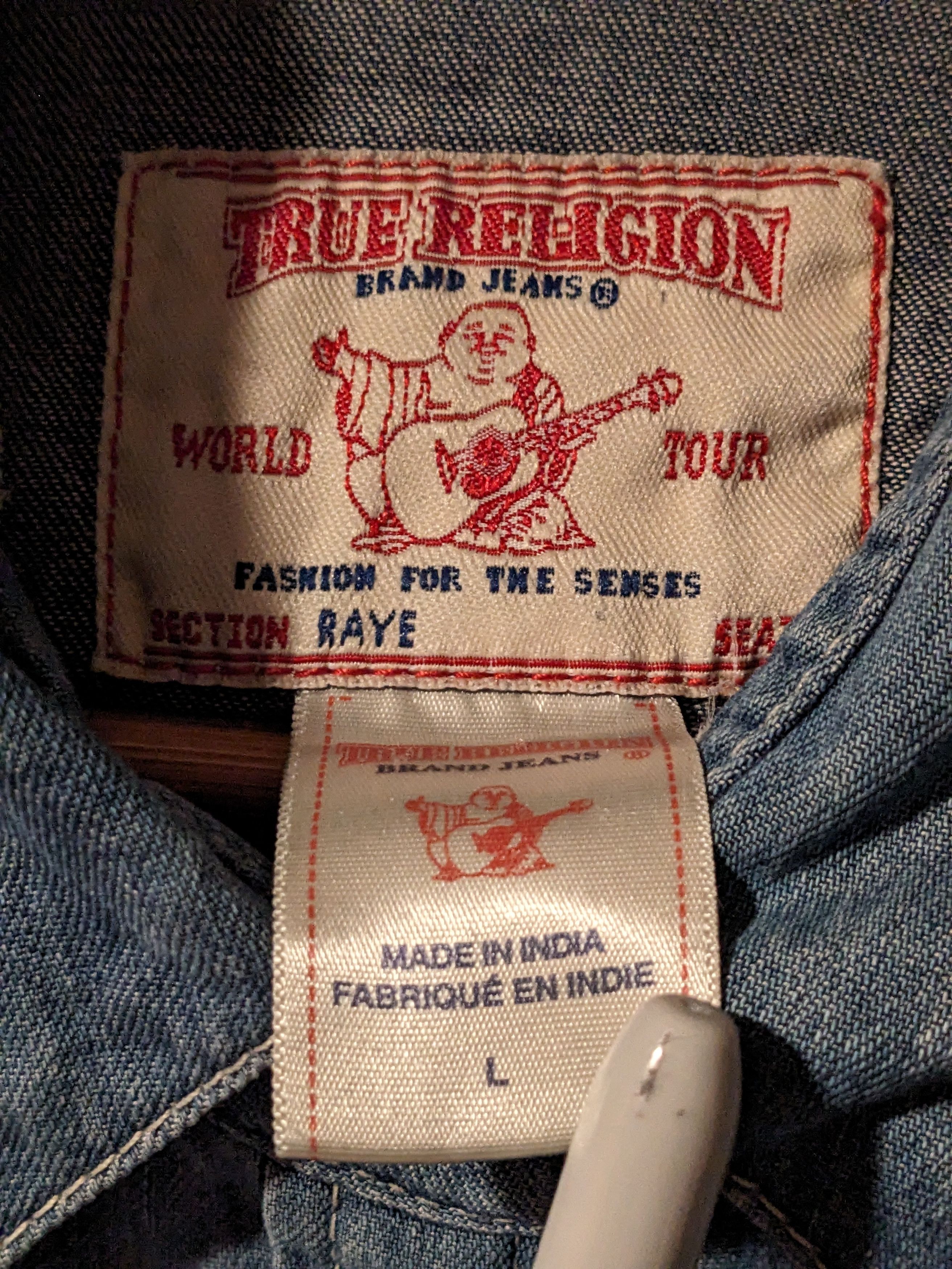 True Religion × Vintage Vintage 90s True Religion Pearl Snap Womans Large Shirt Size L / US 10 / IT 46 - 2 Thumbnail