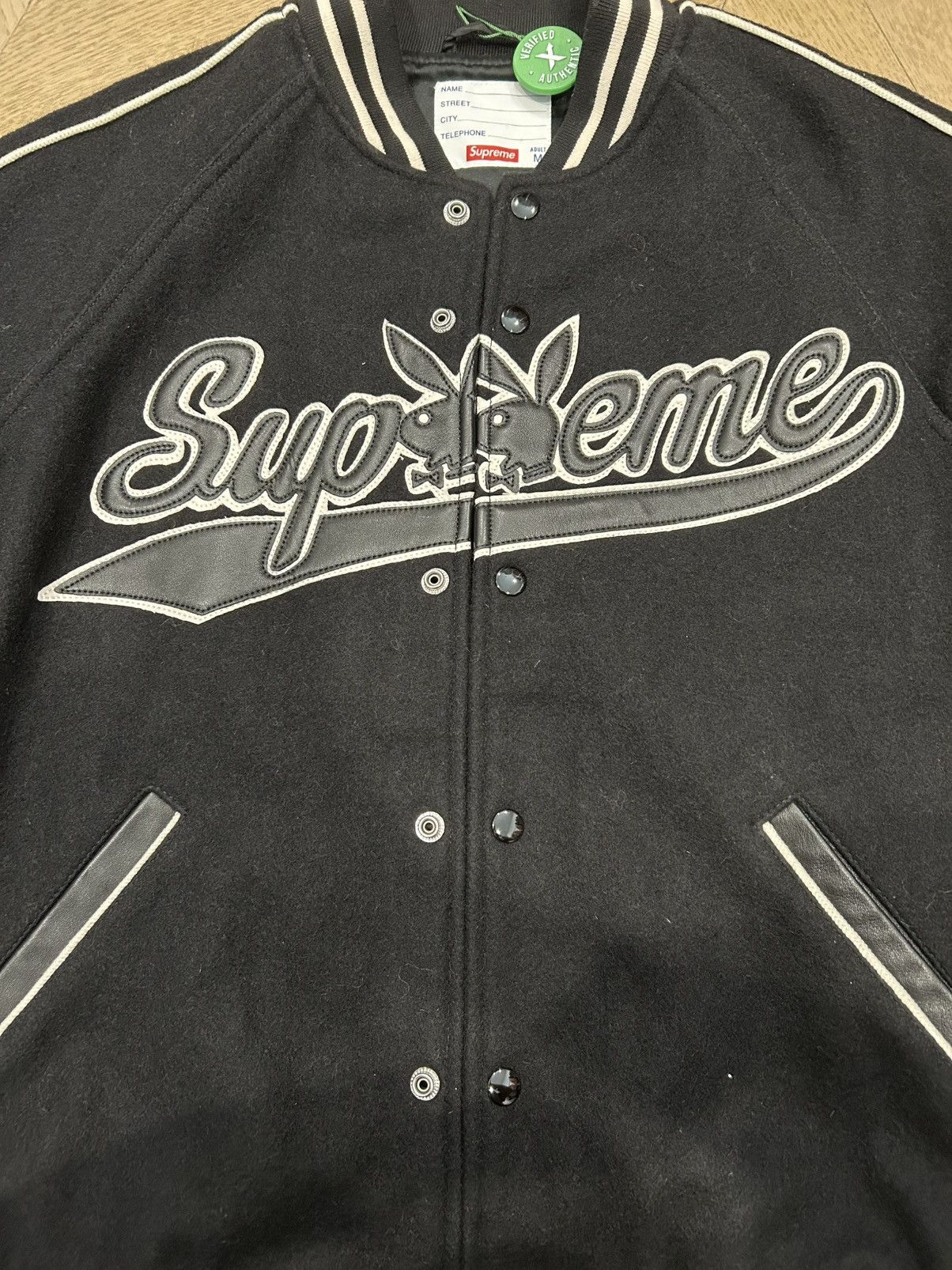 PLAYBOY WOOL VARSITY JACKET