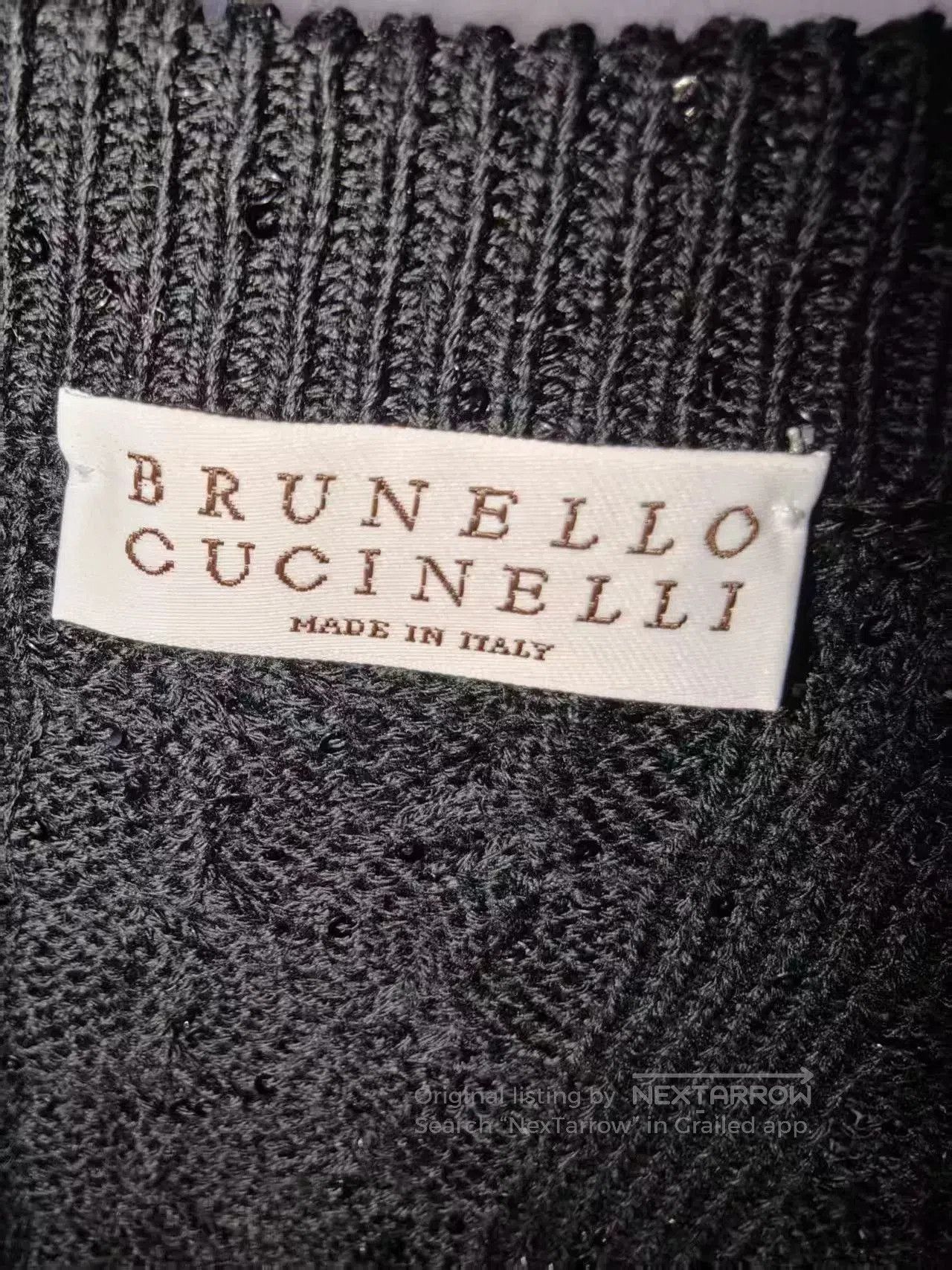 Brunello Cucinelli bc25 Sequin Knit Cardigan. Size M / US 6-8 / IT 42-44 - 3 Thumbnail