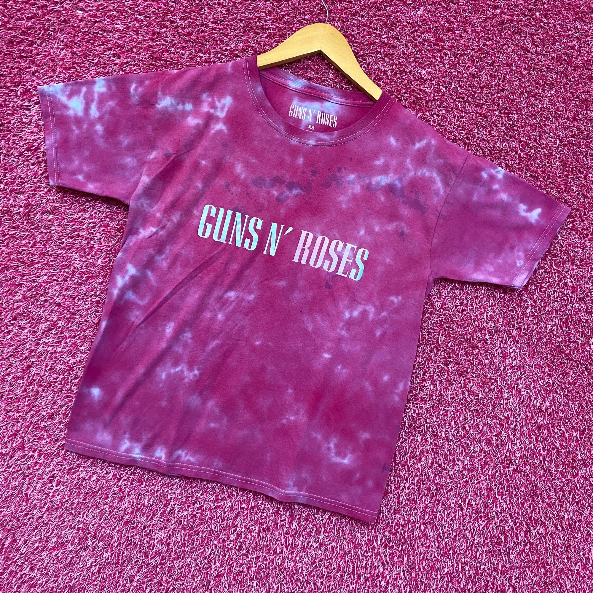 Band Tees Guns N’ Roses Logo Rock Tie Dye Tshirt size Extra Small Size US XS / EU 42 / 0 - 3 Thumbnail