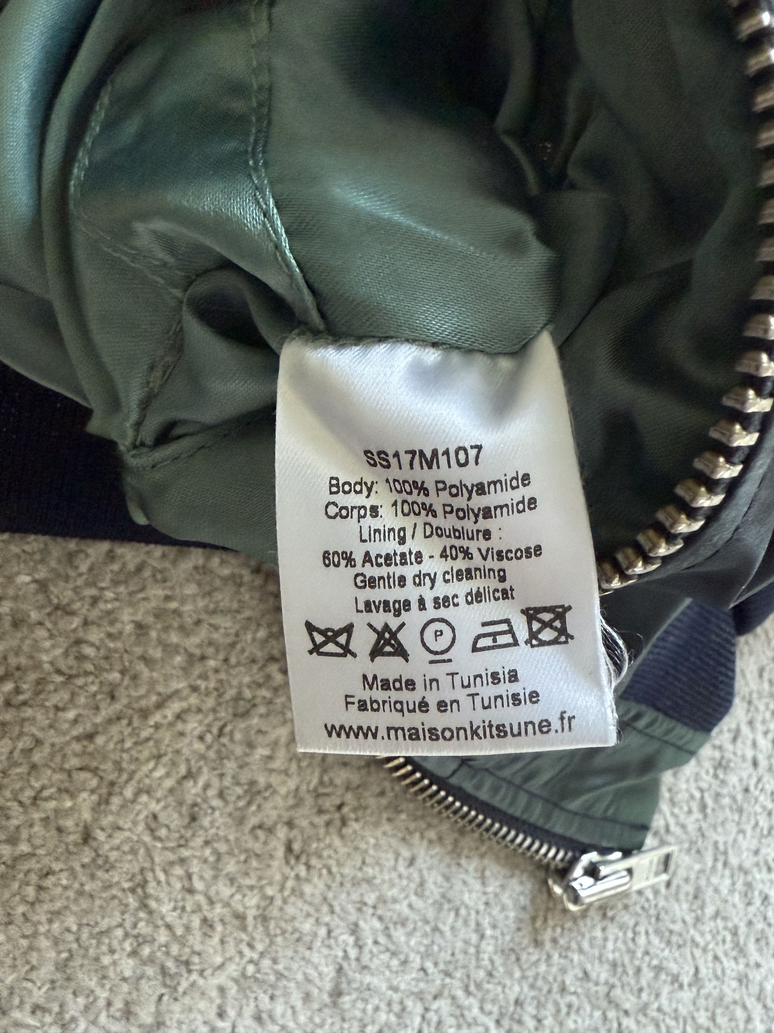 Maison Kitsune Satin Bomber Jacket Size US S / EU 44-46 / 1 - 6 Thumbnail