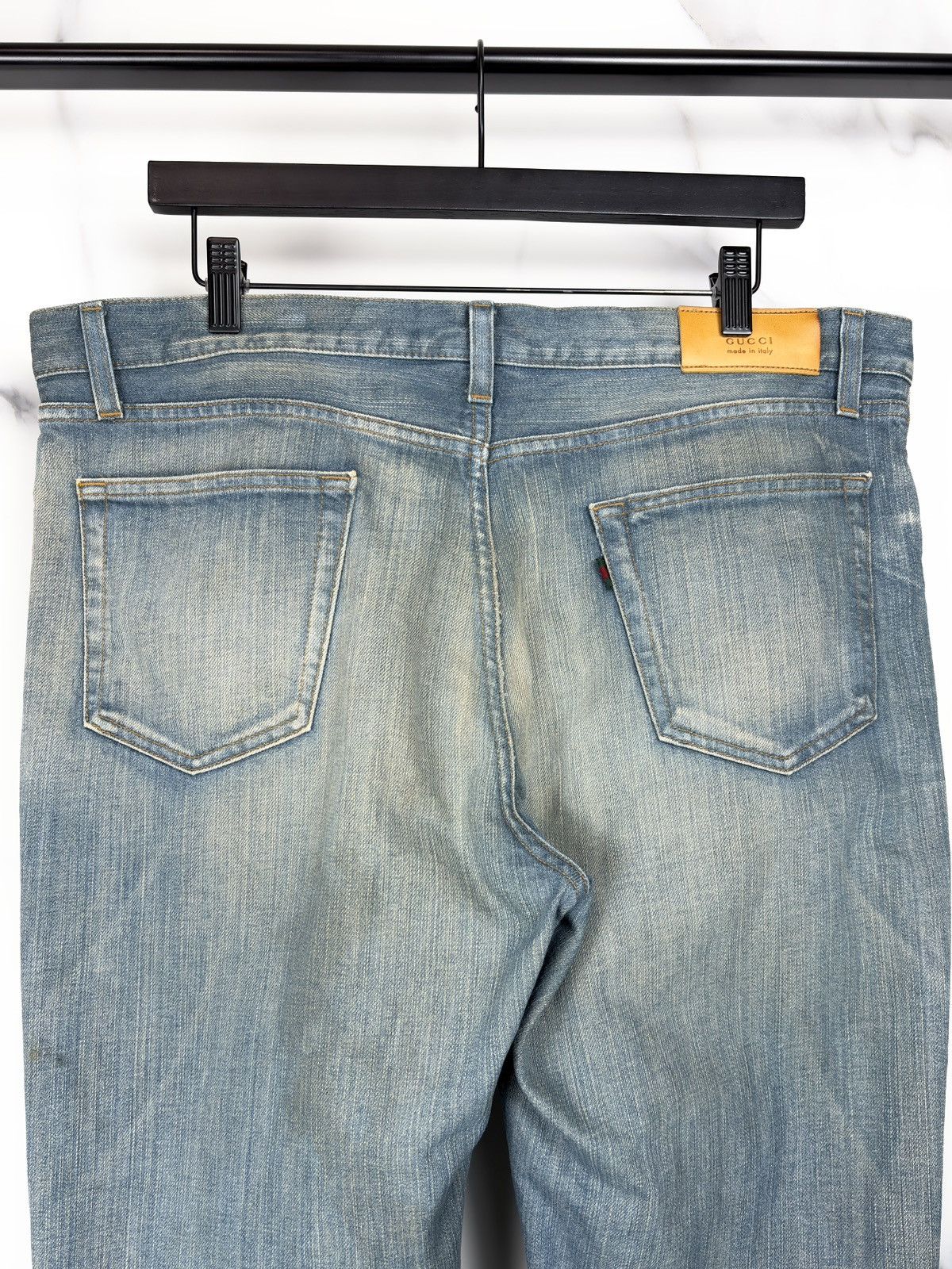 Gucci Gucci Tom Ford Vintage Mudwash Bootcut Faded Denim Jeans Size US 36 / EU 52 - 5 Thumbnail