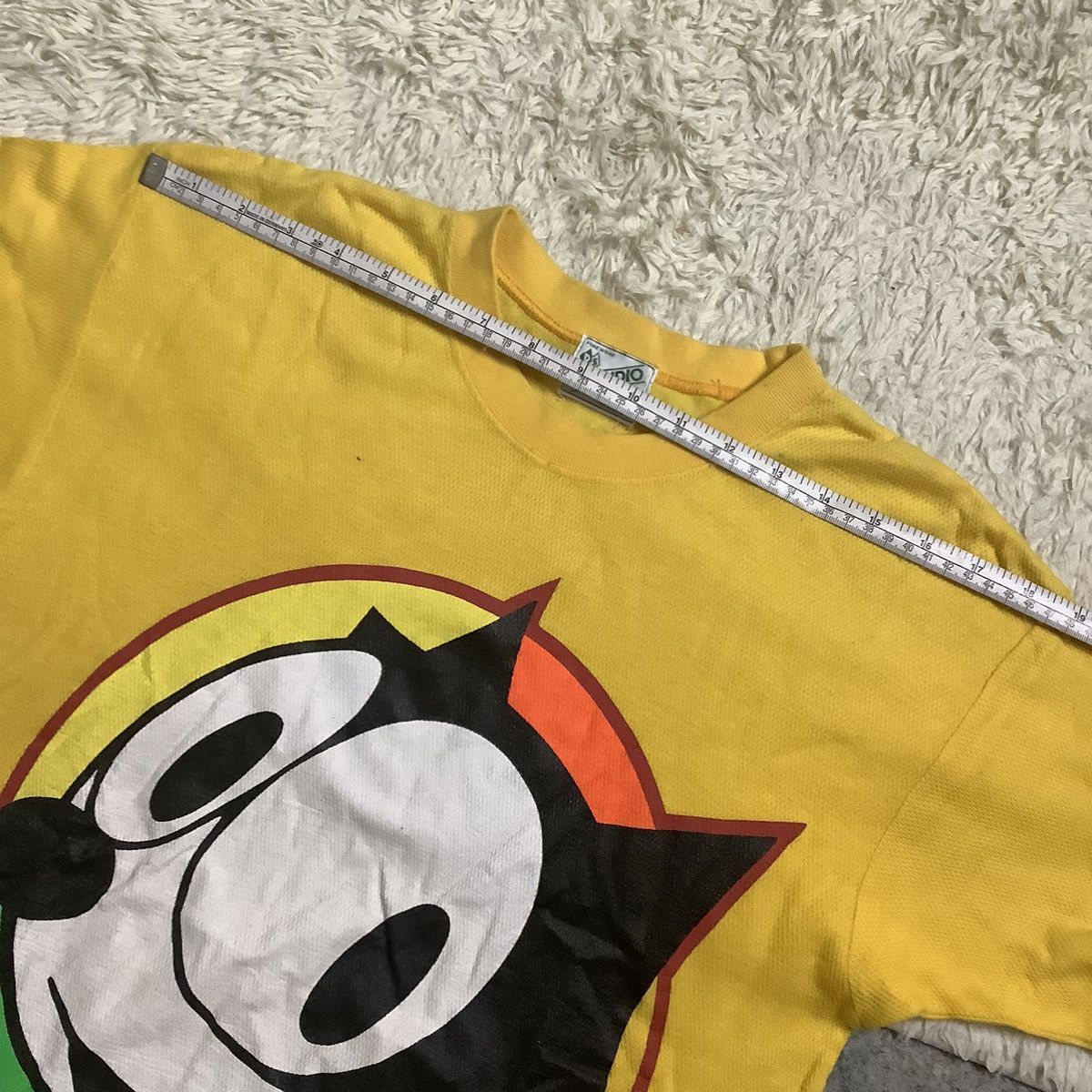 Cartoon Network × Felix × Vintage Felix The Cat Vintage Distressed Tee 1988 Size US M / EU 48-50 / 2 - 8 Thumbnail