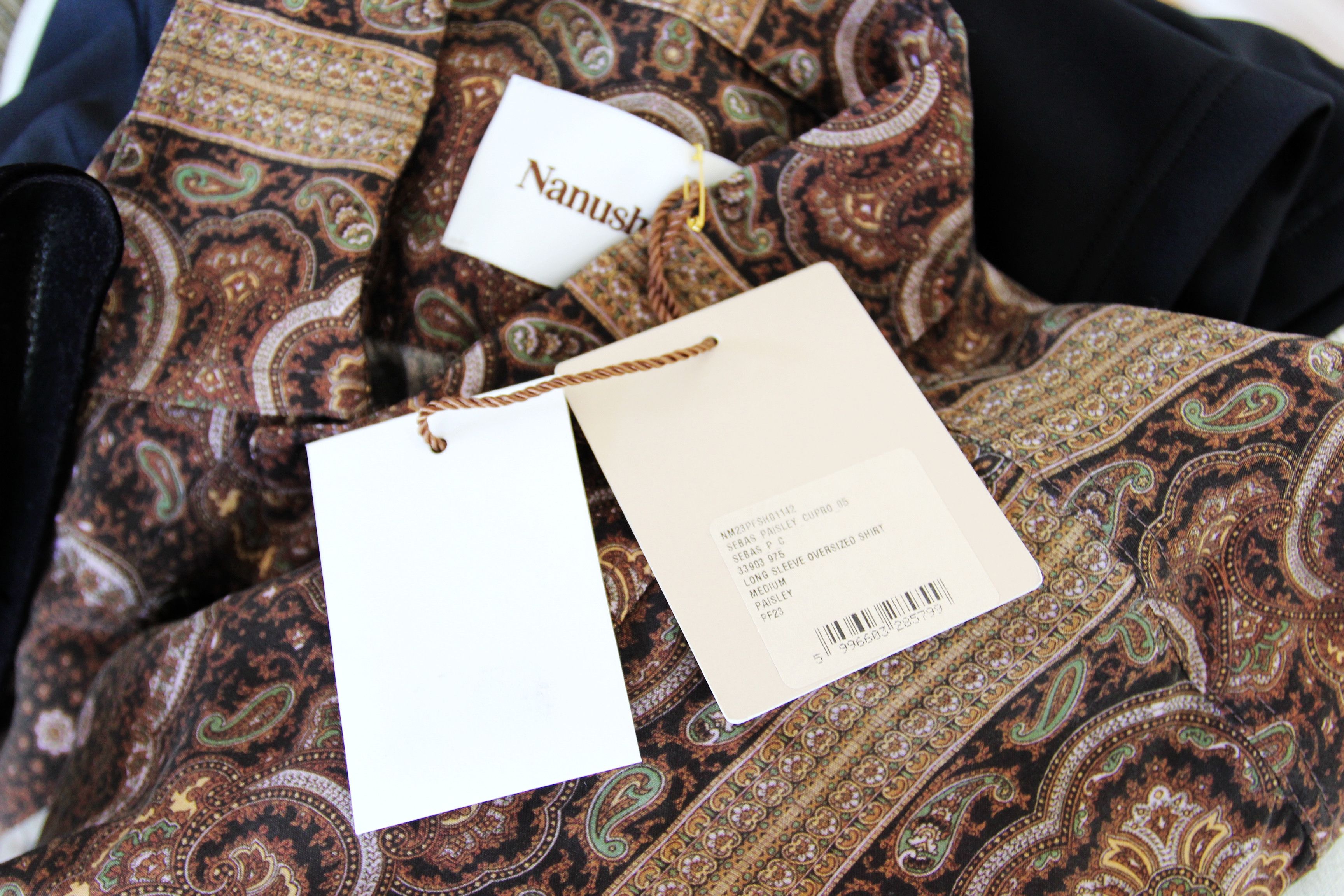 Nanushka BNWT AW23 NANUSHKA SEBAS PAISLEY SHIRT M Size US M / EU 48-50 / 2 - 8 Thumbnail
