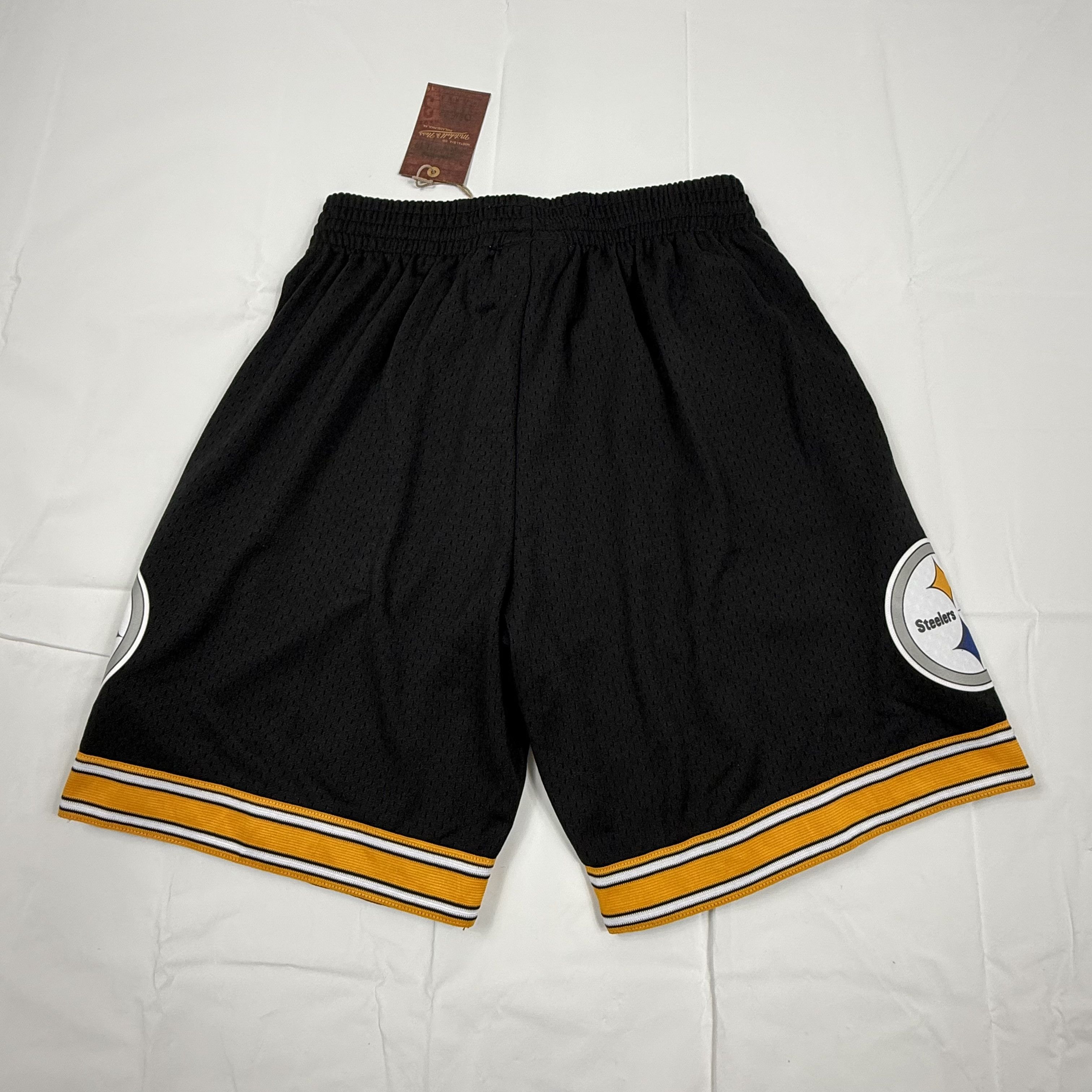 Mitchell & Ness Mitchell & Ness Pittsburgh Steelers NFL Mesh Shorts Size US 32 / EU 48 - 6 Thumbnail