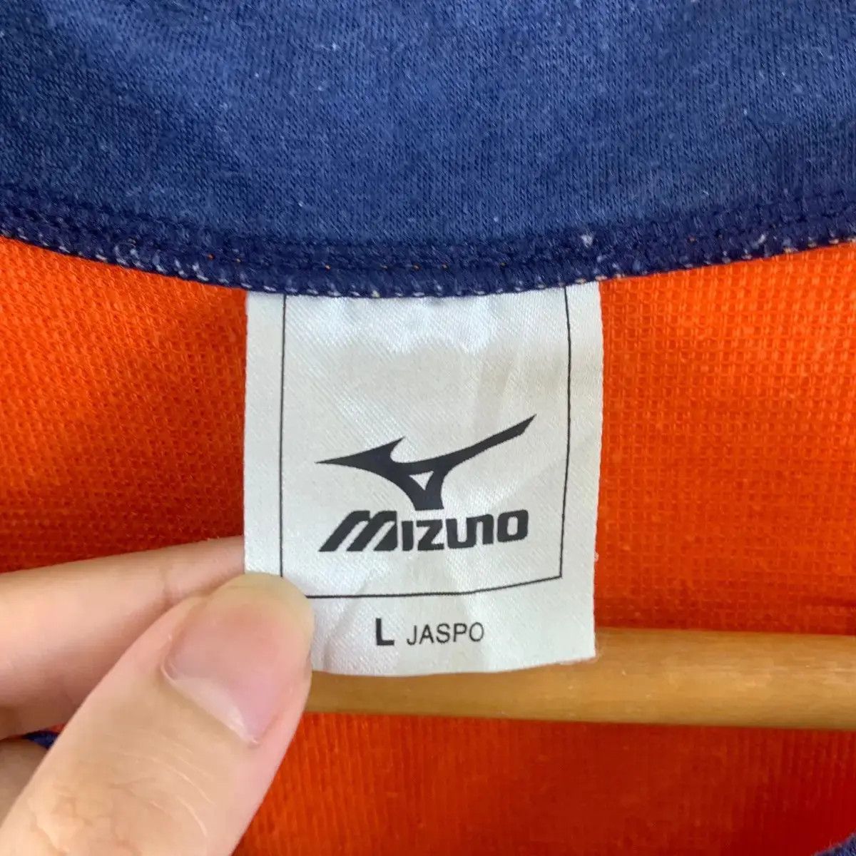 Mizuno Vintage MIZUNO JASPO HOKA 11 Made In Japan Jersey Polo Tee Size US L / EU 52-54 / 3 - 6 Thumbnail