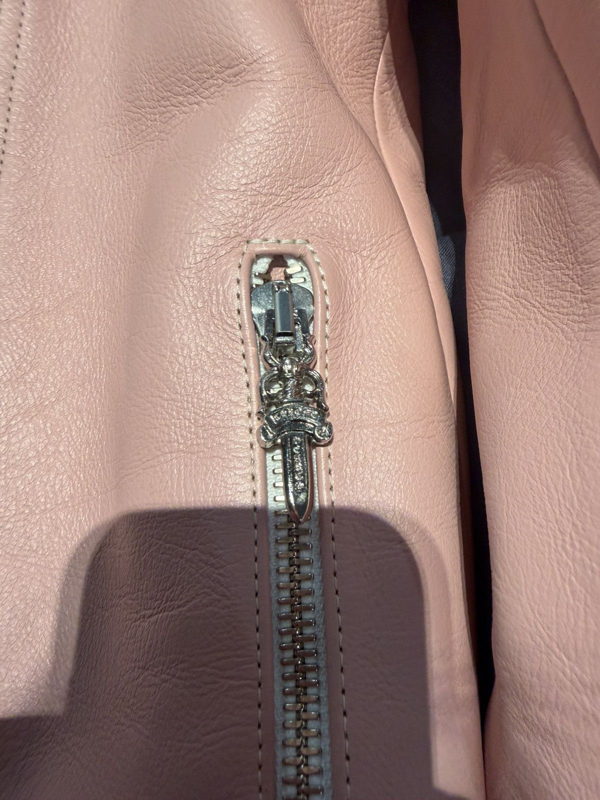 Chrome Hearts Matty boy 1 of 1 pink shearling leather jacket Size US L / EU 52-54 / 3 - 8 Thumbnail
