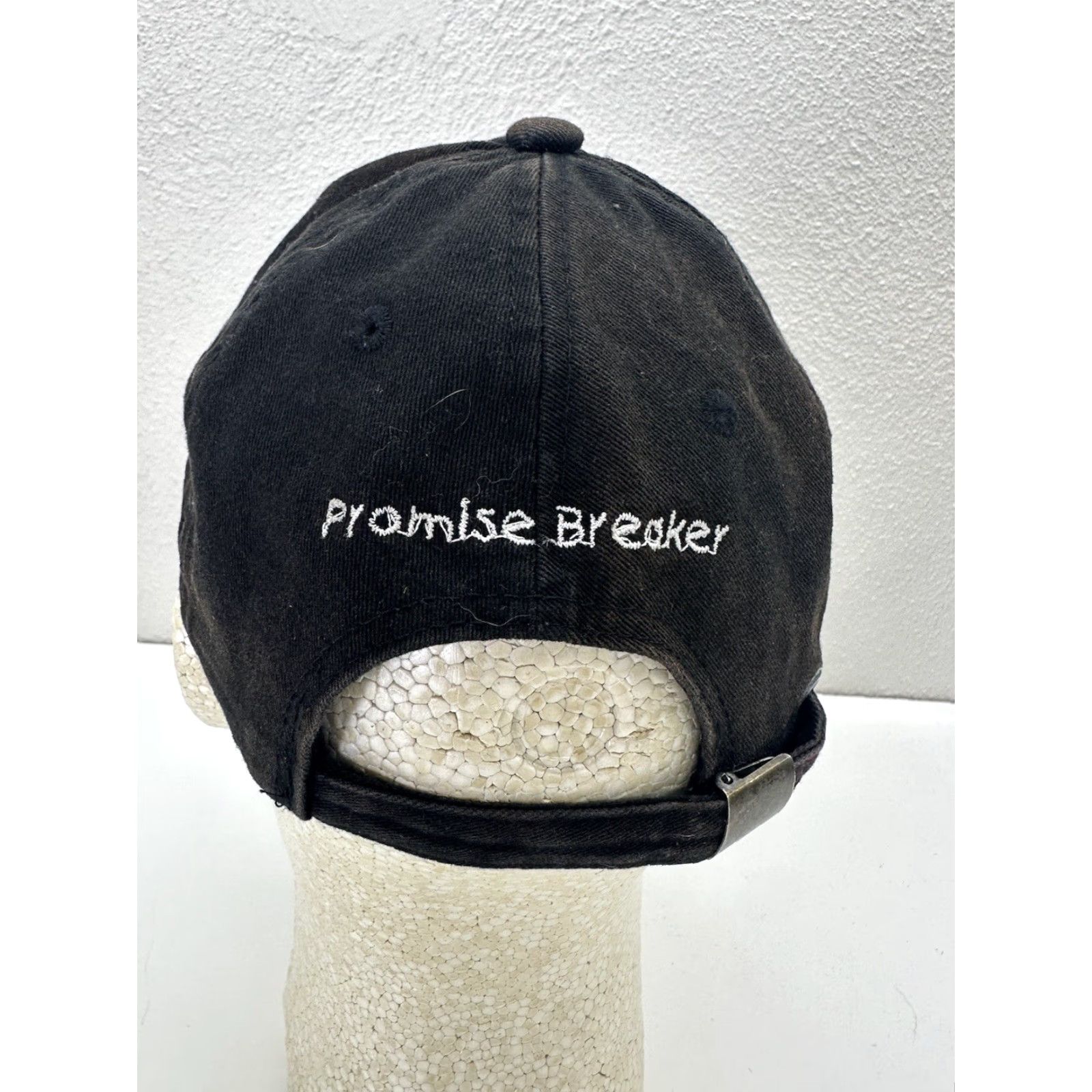 Logo 7 Unbranded Baseball Hat Black Logo Adjustable Band Promise Breaker Musical Band Hat Mens Baseball Cap Regency 90s Beach Music Outdoor Sports Adults Size ONE SIZE - 6 Thumbnail