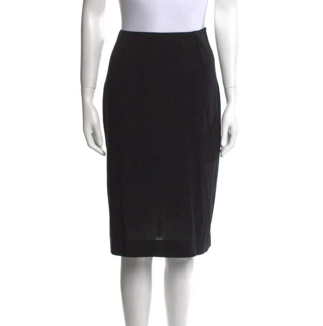 Dolce & Gabbana Vintage Wool Skirt – Size 6 – Black – 1990s