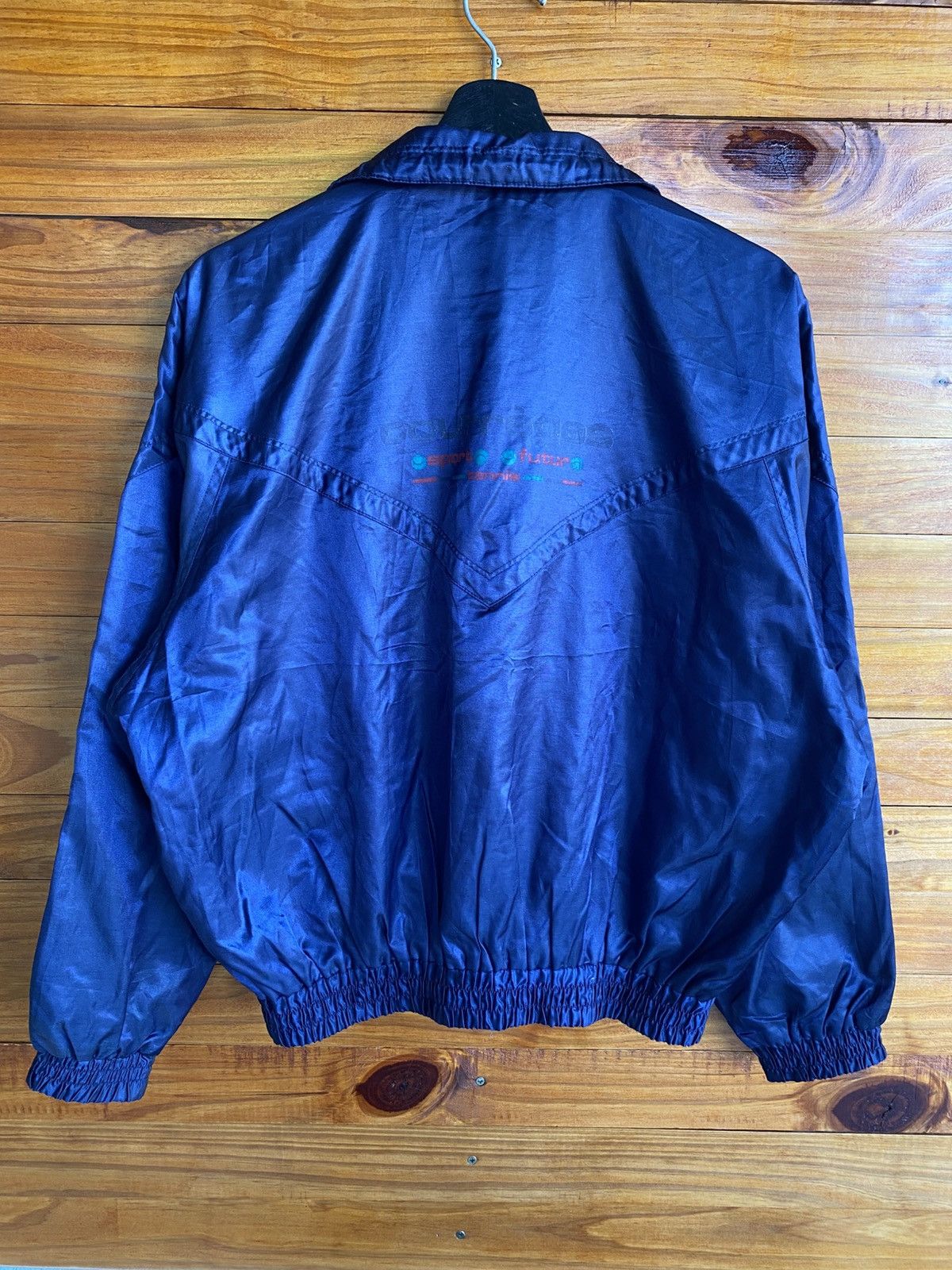 Courreges Vintage Courrèges Paris Sport Futur Windbreaker Jacket Blue Size US L / EU 52-54 / 3 - 9 Thumbnail