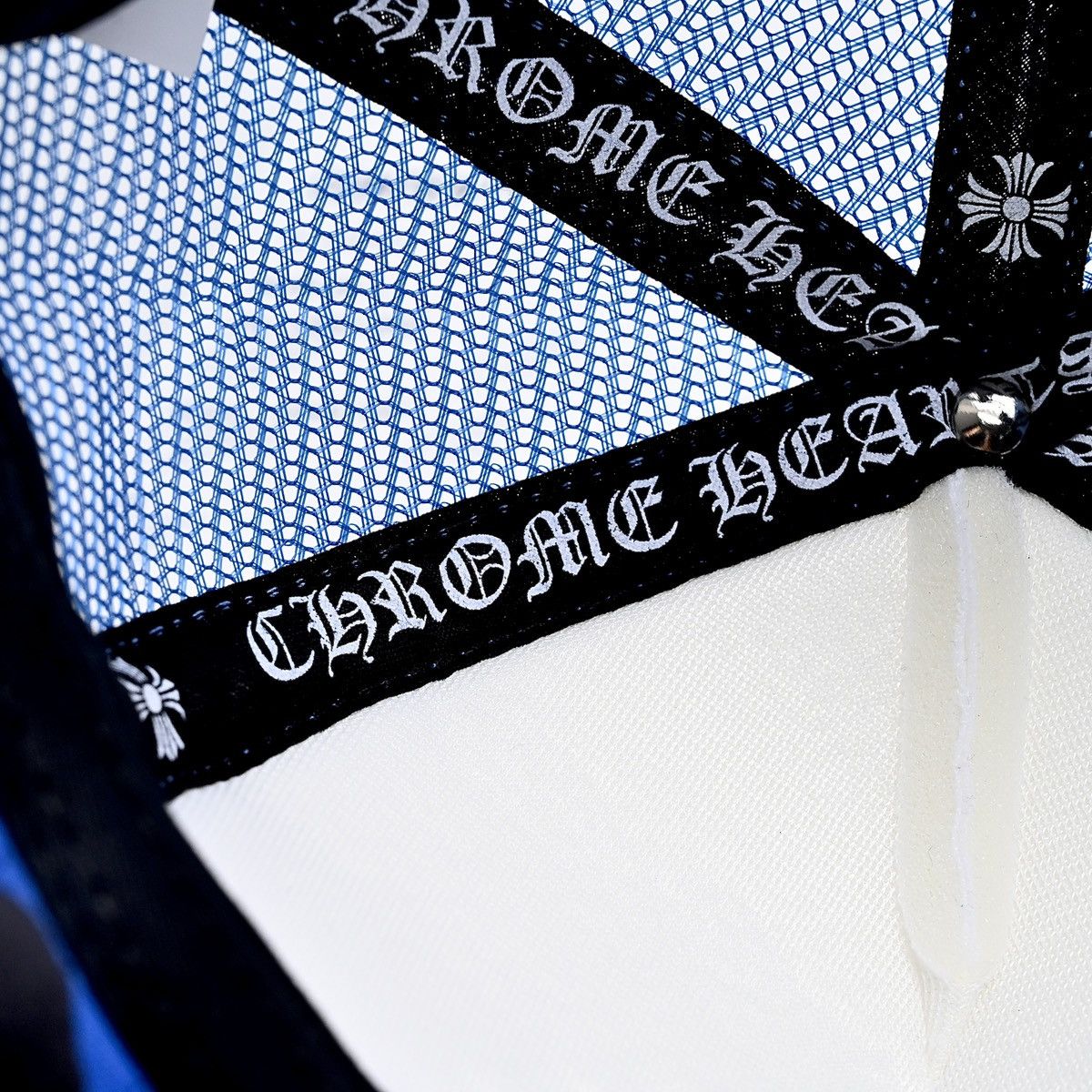 Chrome Hearts CHROME HEARTS HAT TRUCKER KING TACO BLUE Size ONE SIZE - 6 Thumbnail