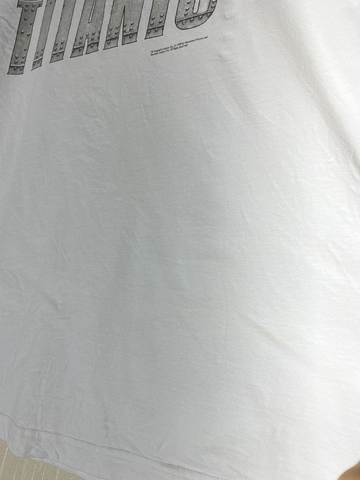 Vintage Titanic 1998 vintage movie streetwear T shirt Size US XL / EU 56 / 4 - 8 Thumbnail