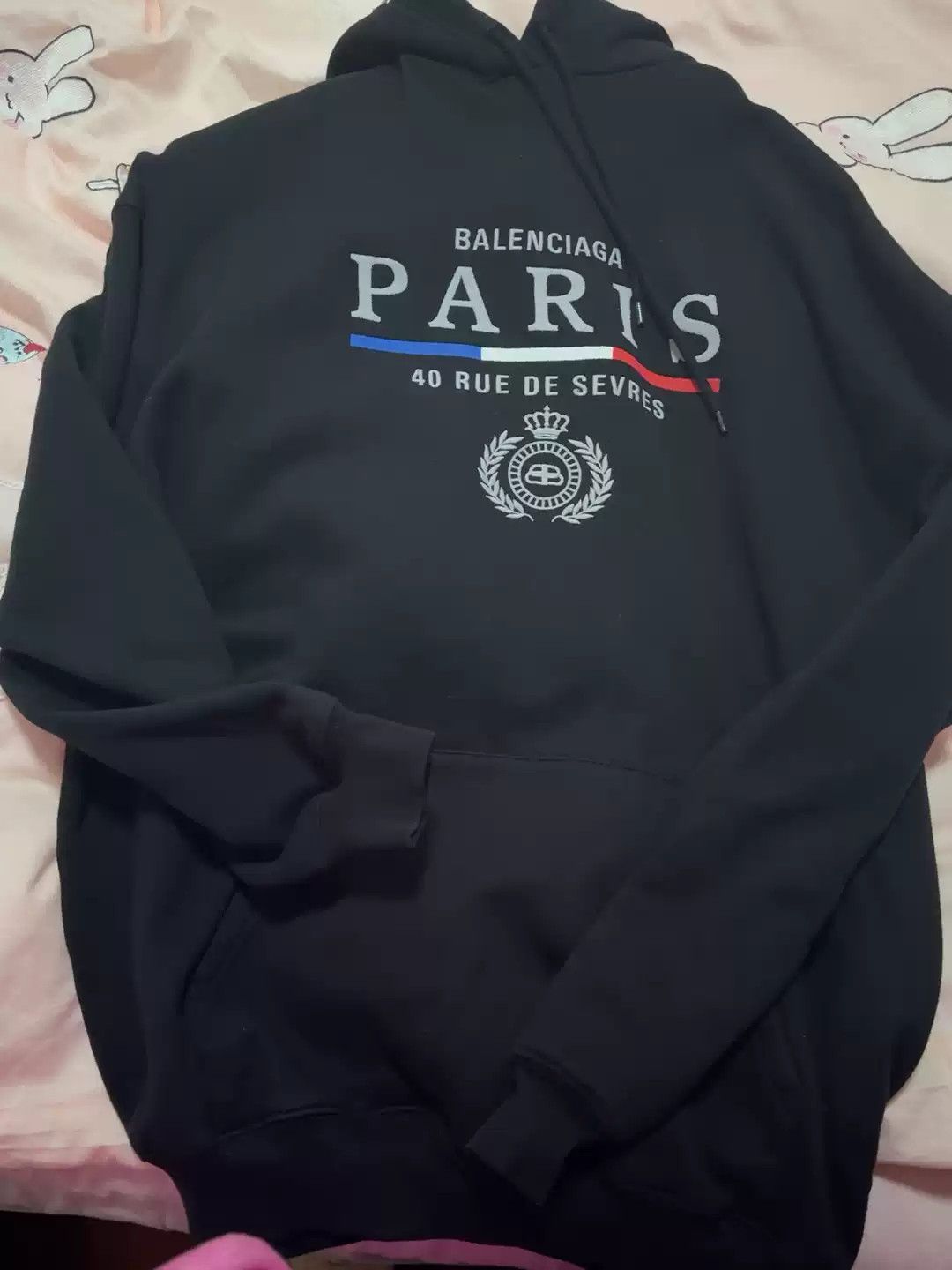 Balenciaga Plush Hoodie Hood