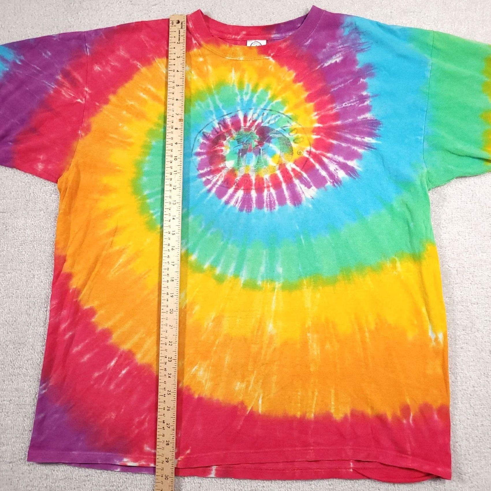 Delta VINTAGE Delta Tie Dye Shirt Adult XL St. Louis Zoo Short Sleeve 90s Mens Size US XL / EU 56 / 4 - 7 Thumbnail