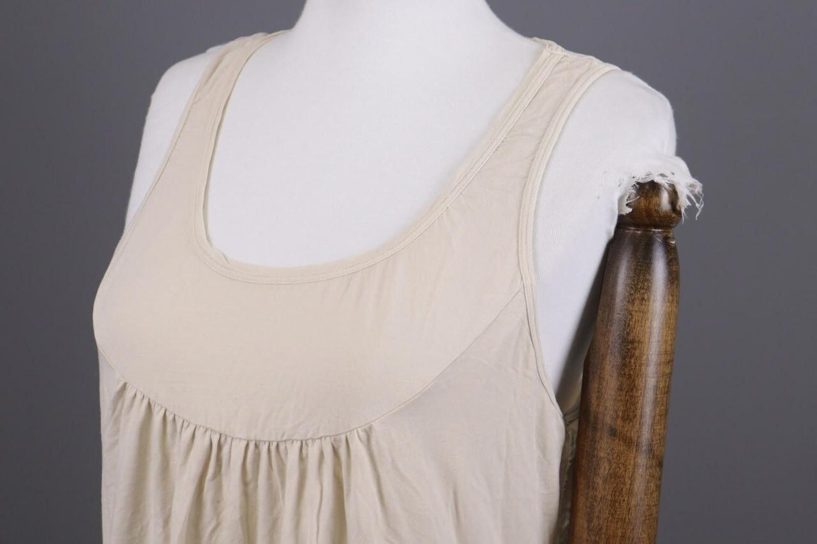 Designer Transit Par Such 134 Beige Summer Top Blouse Size 4 Size S / US 4 / IT 40 - 7 Thumbnail