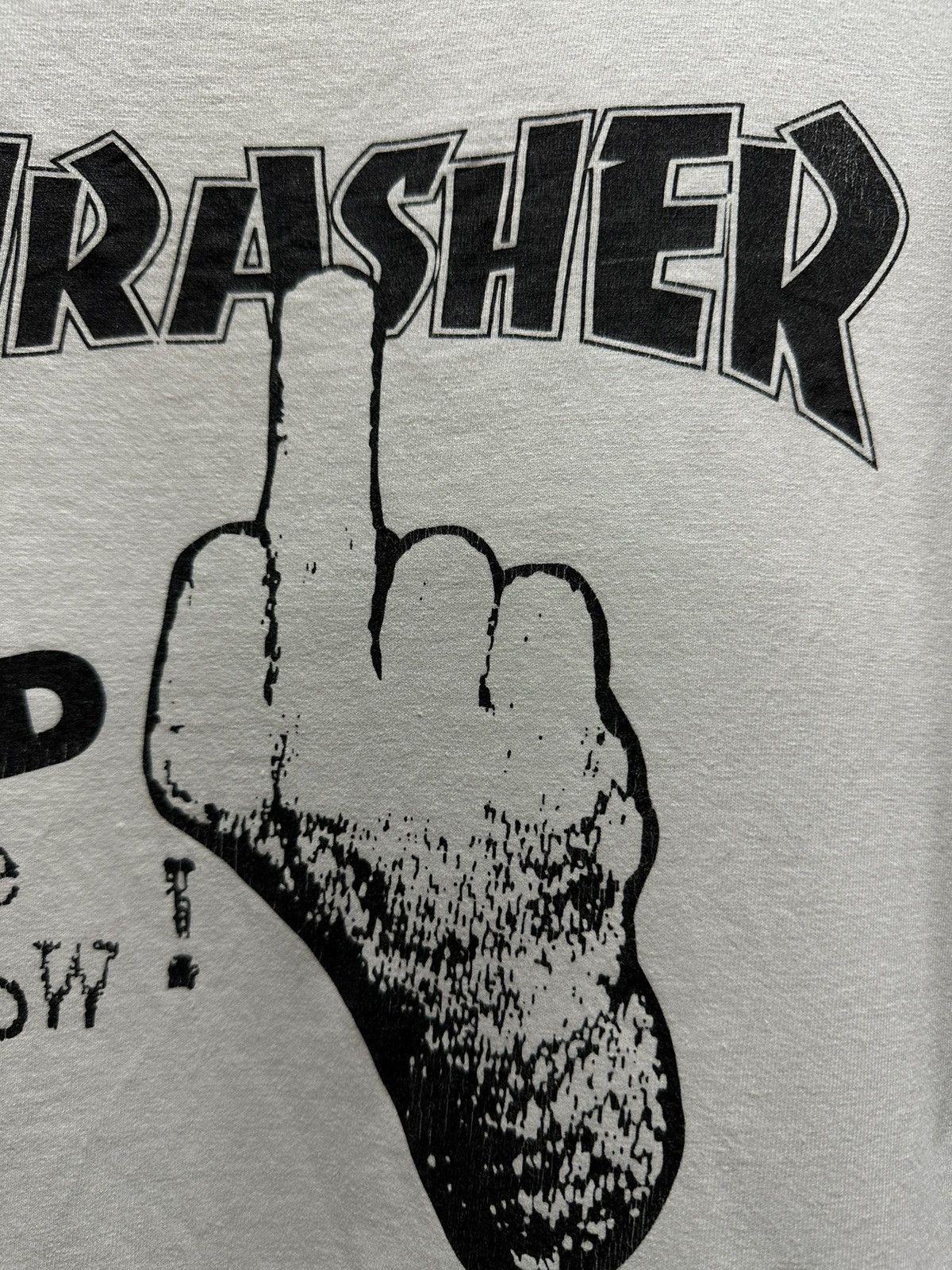 Girl Skateboards Vintage Thrasher The Only Bird We Know Fuck Faded Tee Size US L / EU 52-54 / 3 - 3 Thumbnail