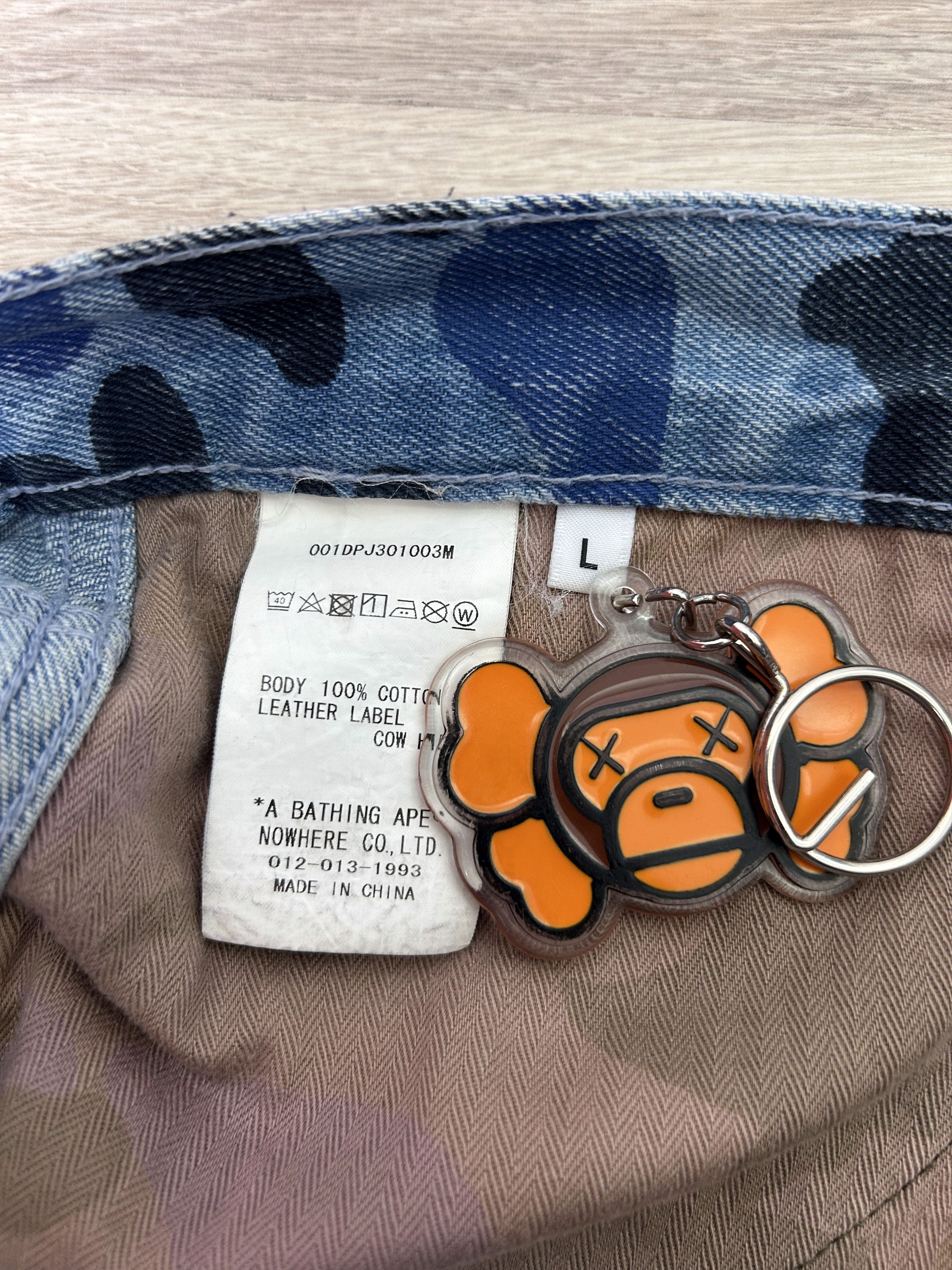 Bape BAPE Color Camo Denim Pants Light Indigo [Size L] Size US 36 / EU 52 - 8 Thumbnail