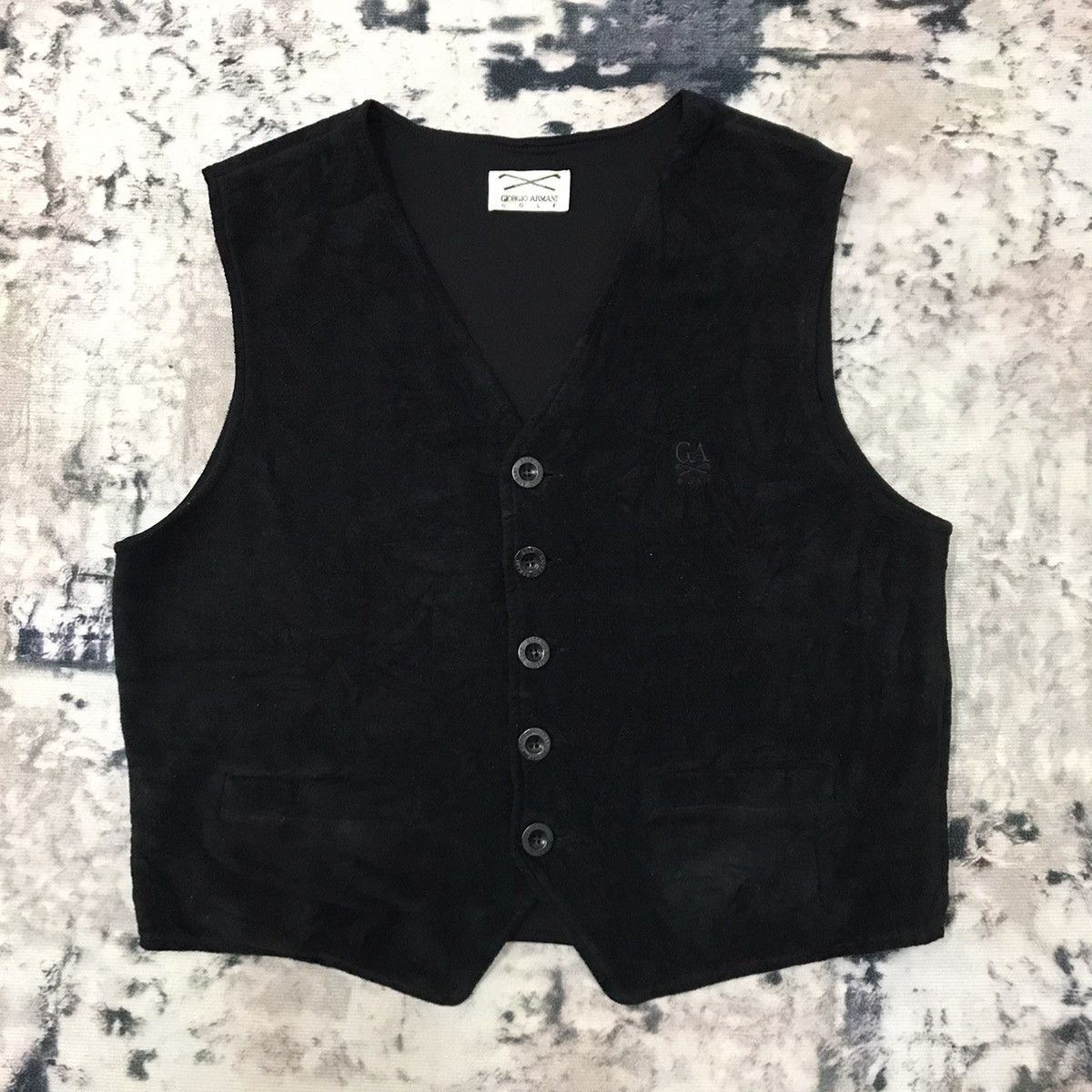 Designer × Giorgio Armani Giorgio Armani Golf Fleece Vests Size US S / EU 44-46 / 1 - 1 Thumbnail