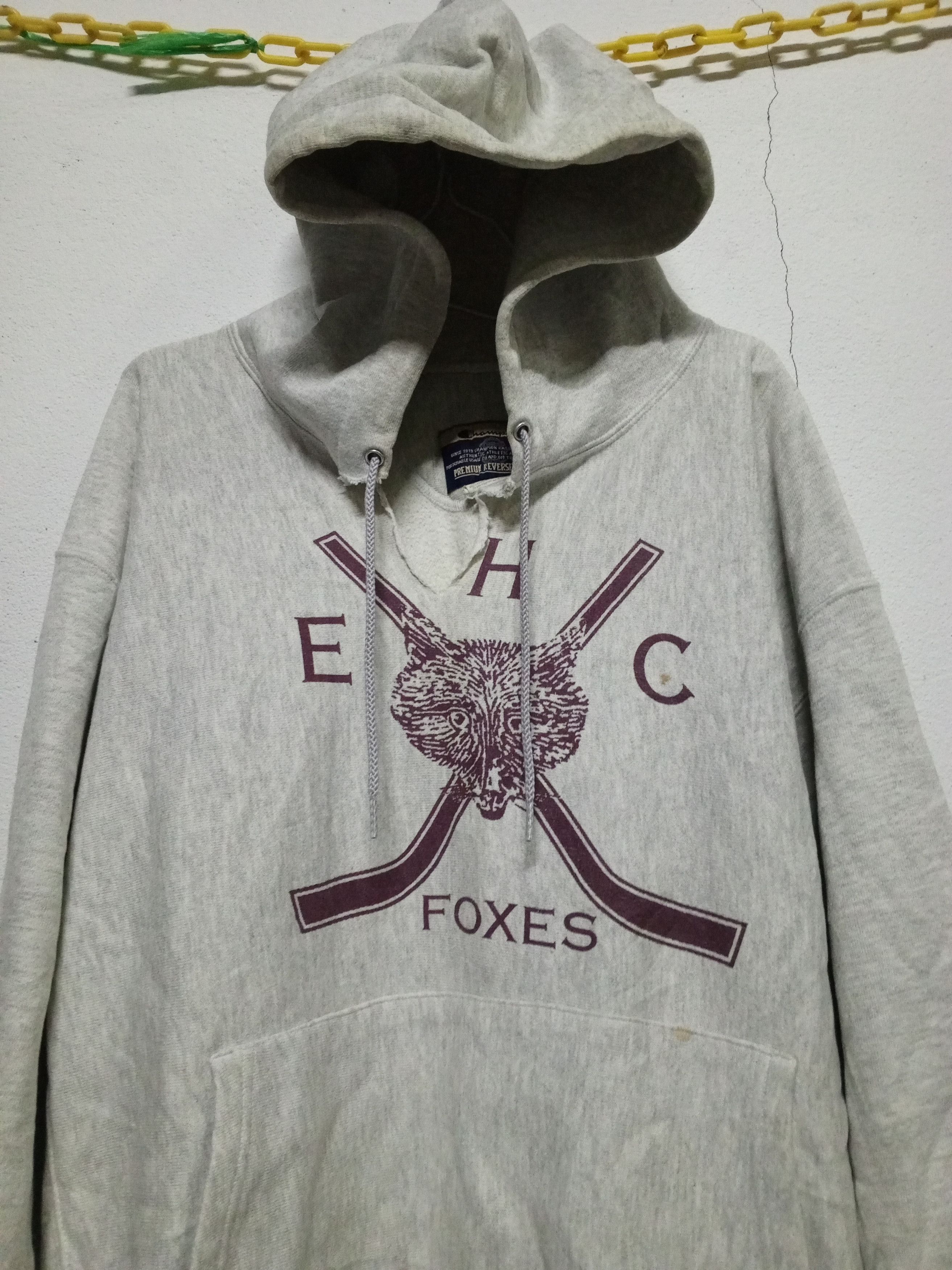 Champion vtg hoddies♨️E.H.C FOXES CHAMPION Size US XXL / EU 58 / 5 - 4 Thumbnail